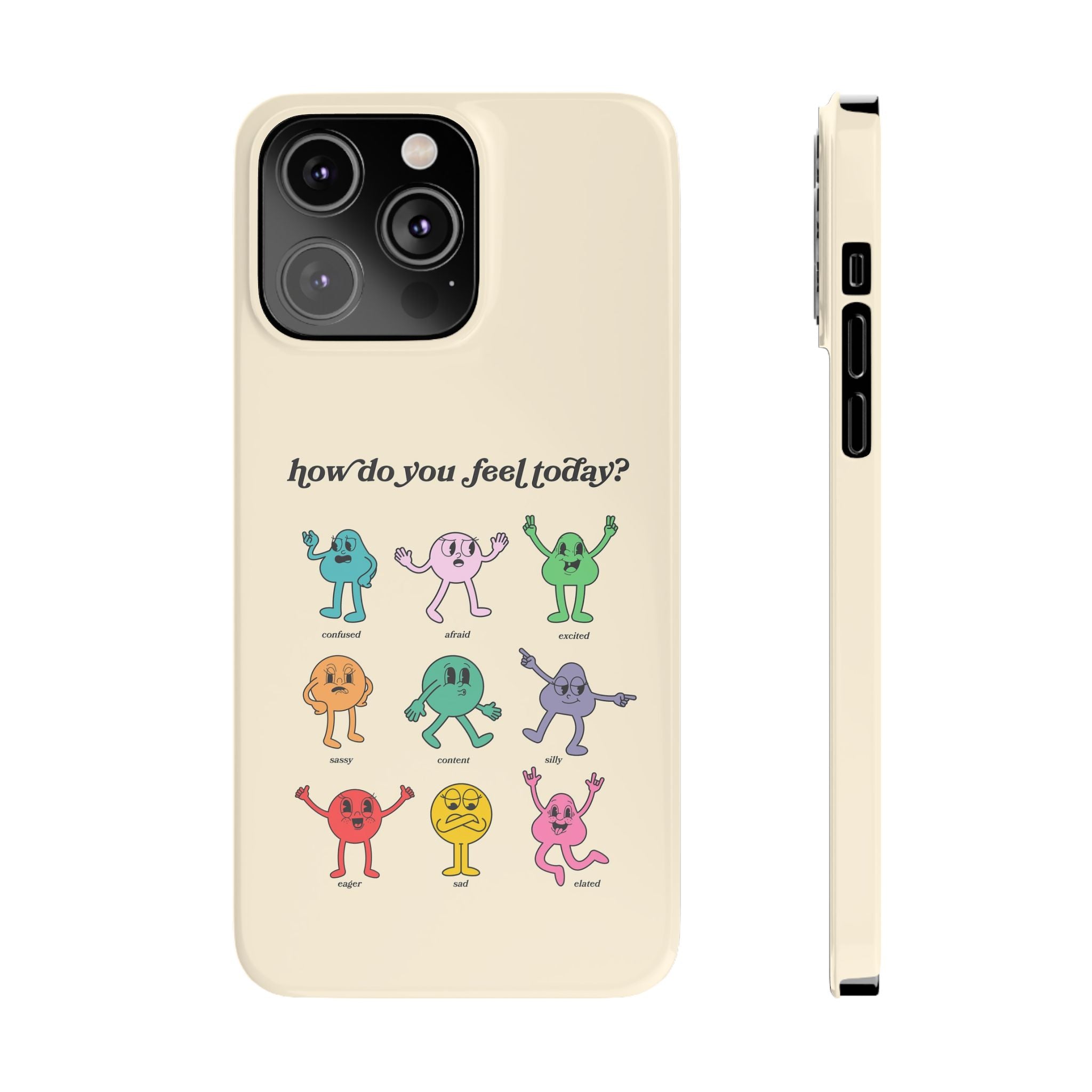 How Do You Feel Today iPhone Case