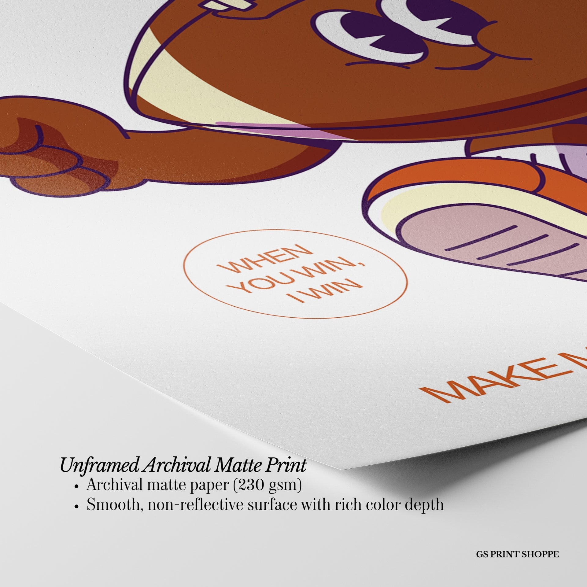 Make Every Minute Count Vertical Art Print - White