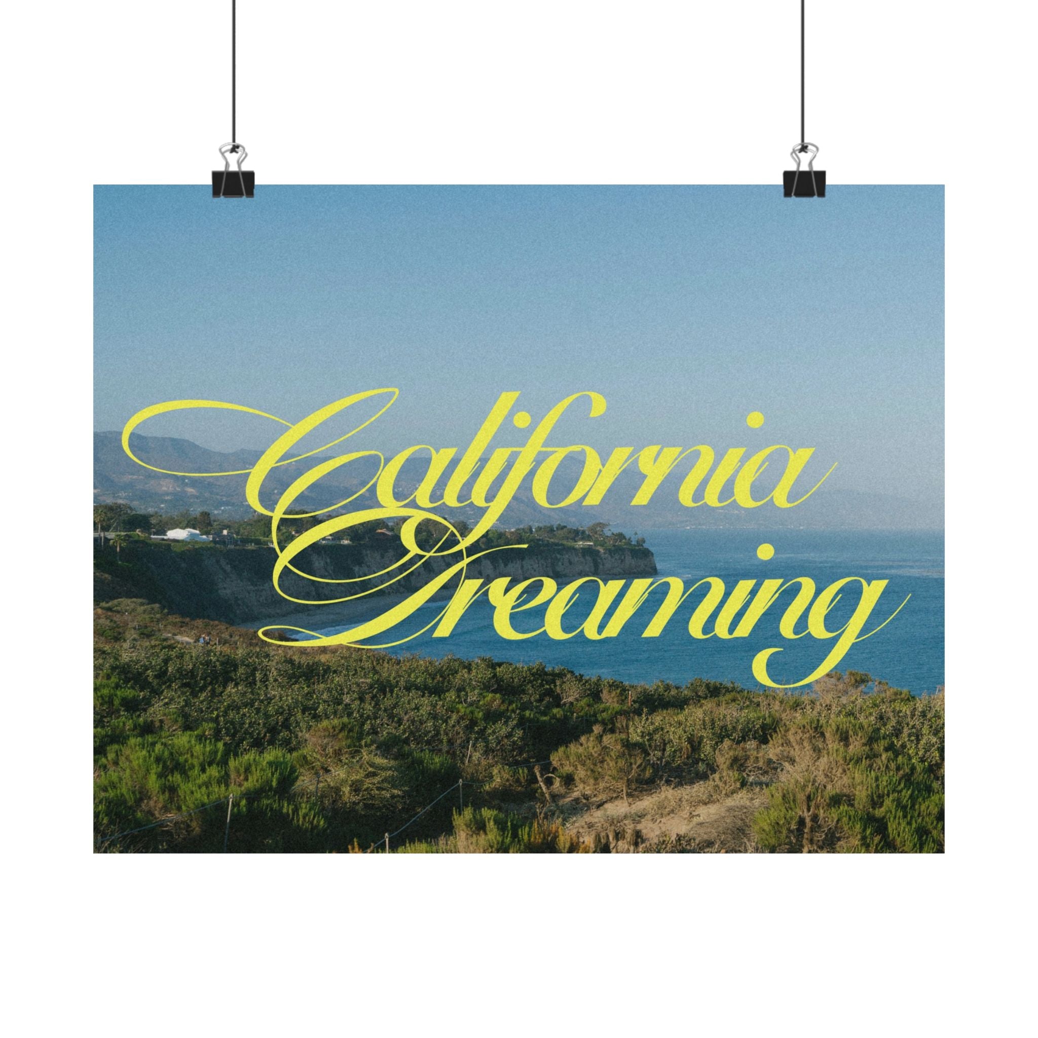 California Dreaming Horizontal Poster