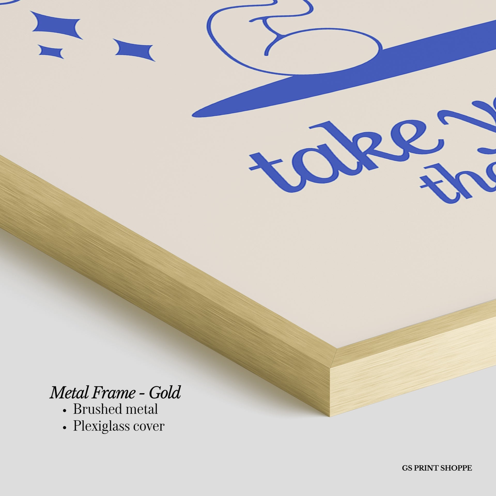 Take Your Time Heart Vertical Art Print