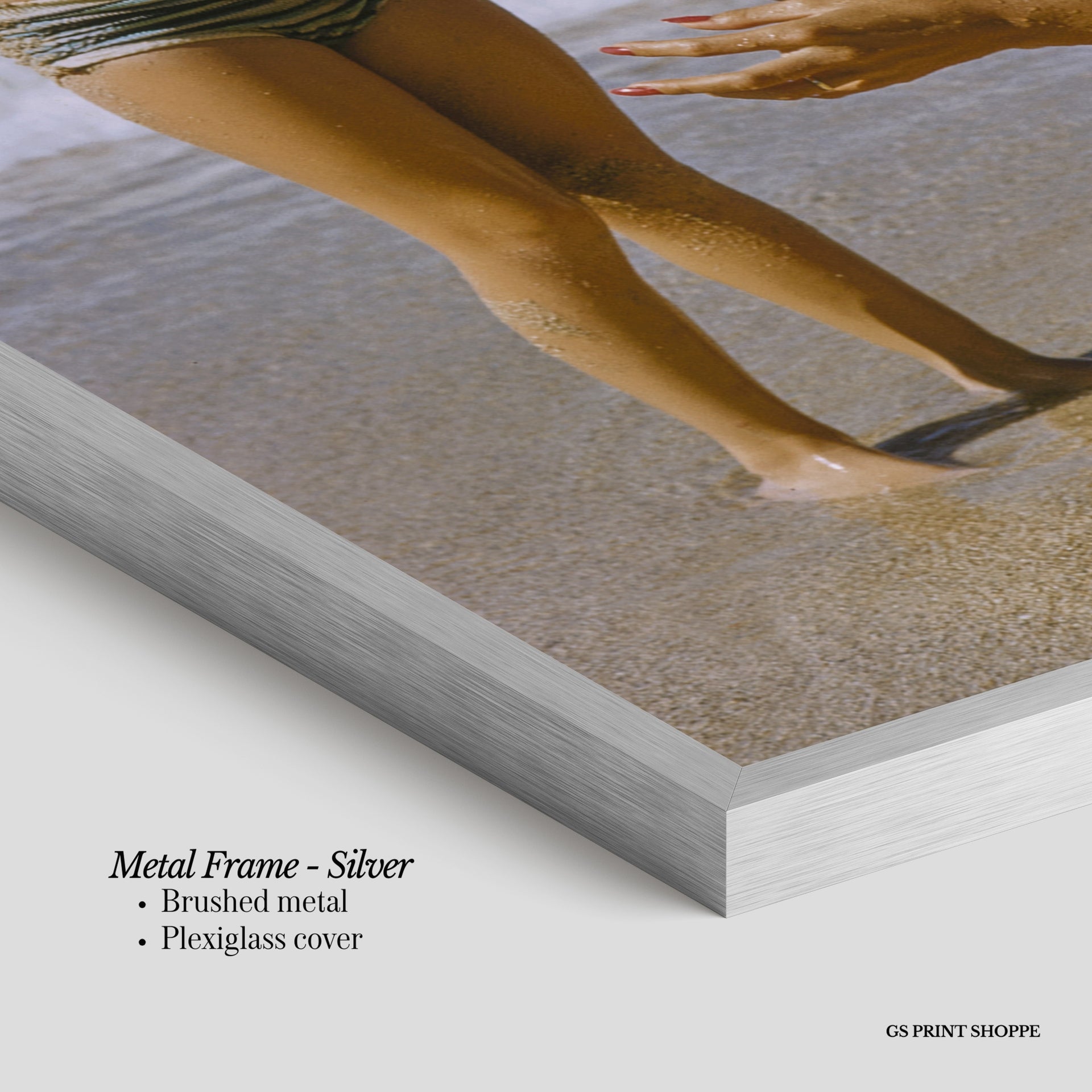 Mother Daughter Beach Vertical Art Print