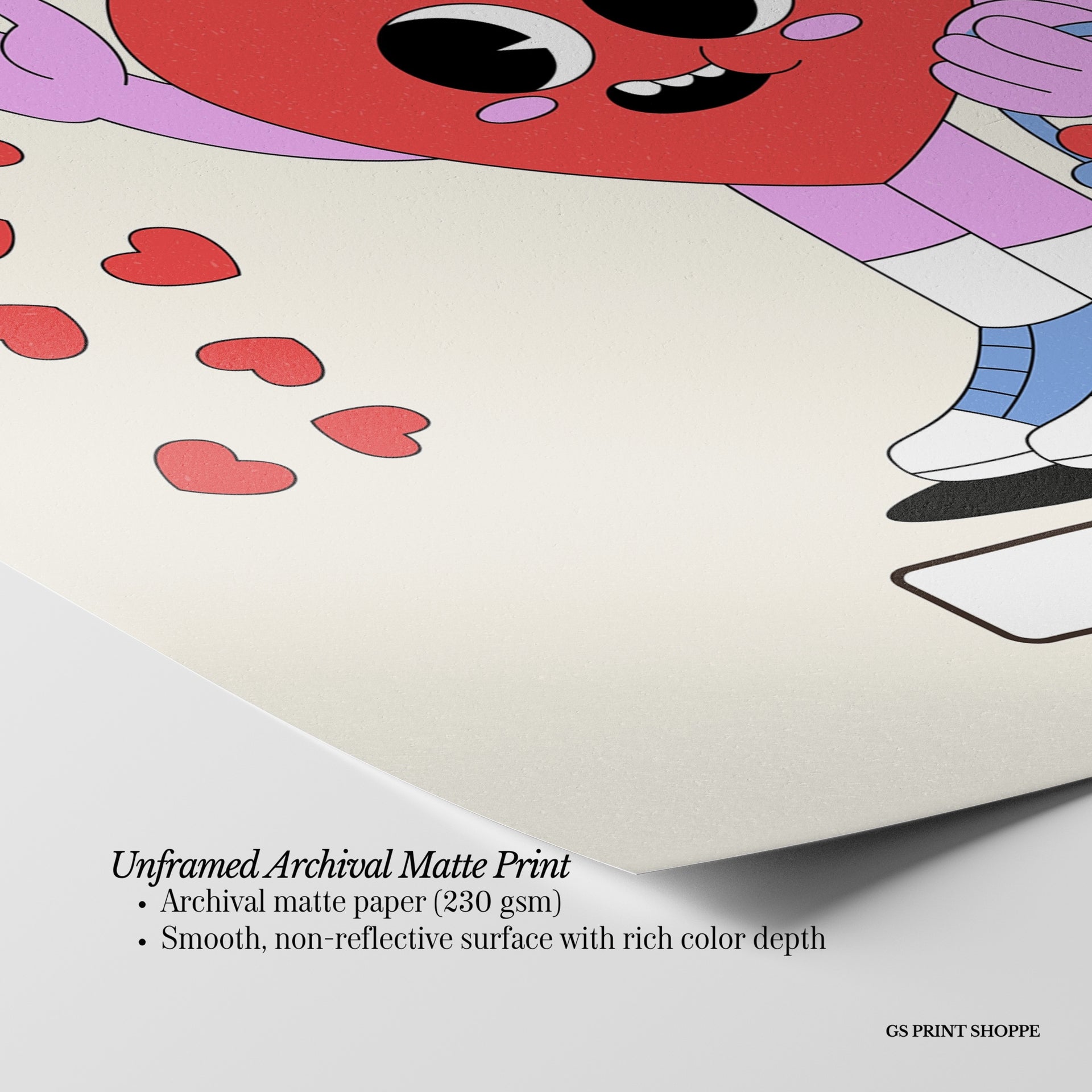 Spread The Love Heart Vertical Art Print