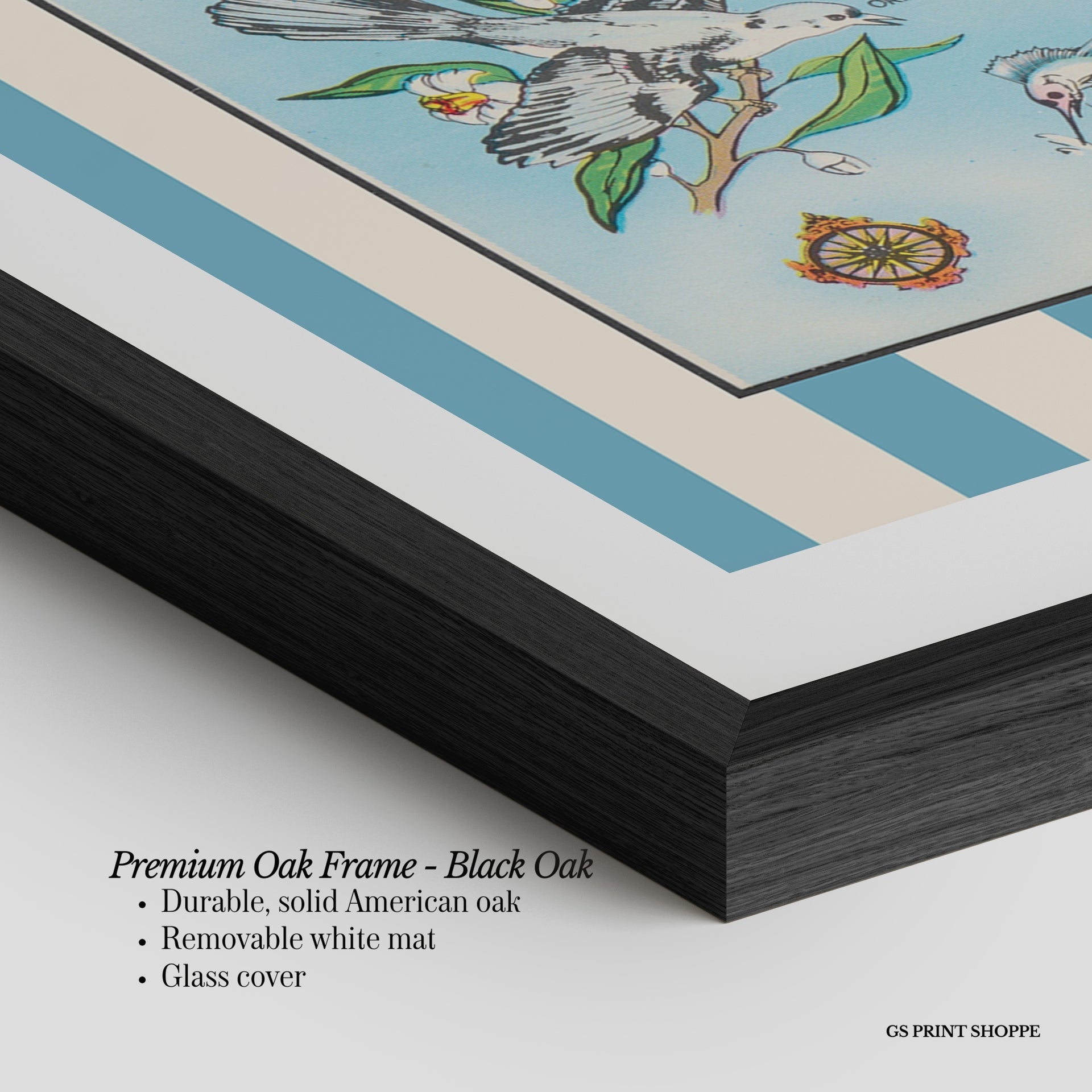 Florida Map Vertical Art Print