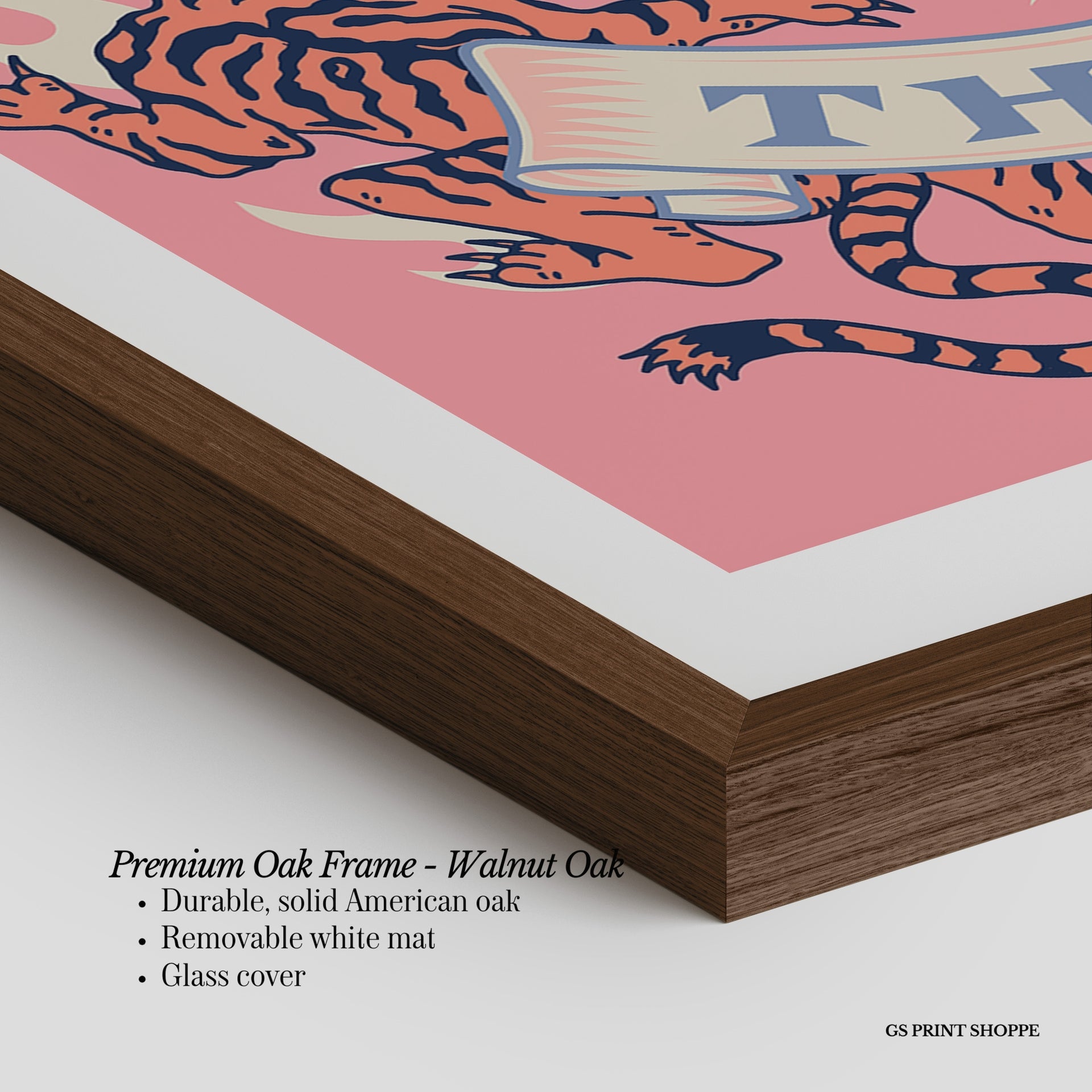 Stronger Than You Think Vertical Art Print - Pink