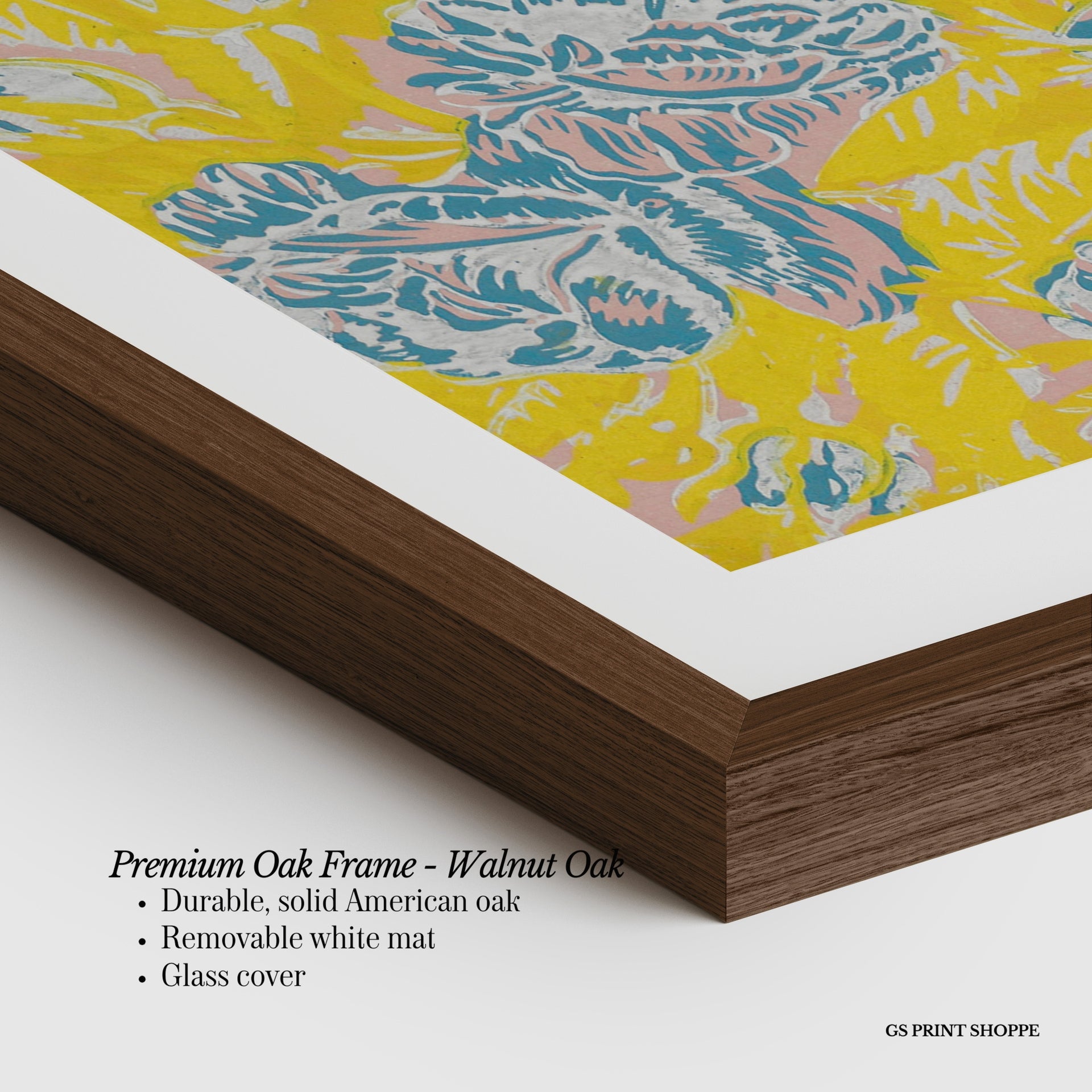Yellow Papier Horizontal Art Print