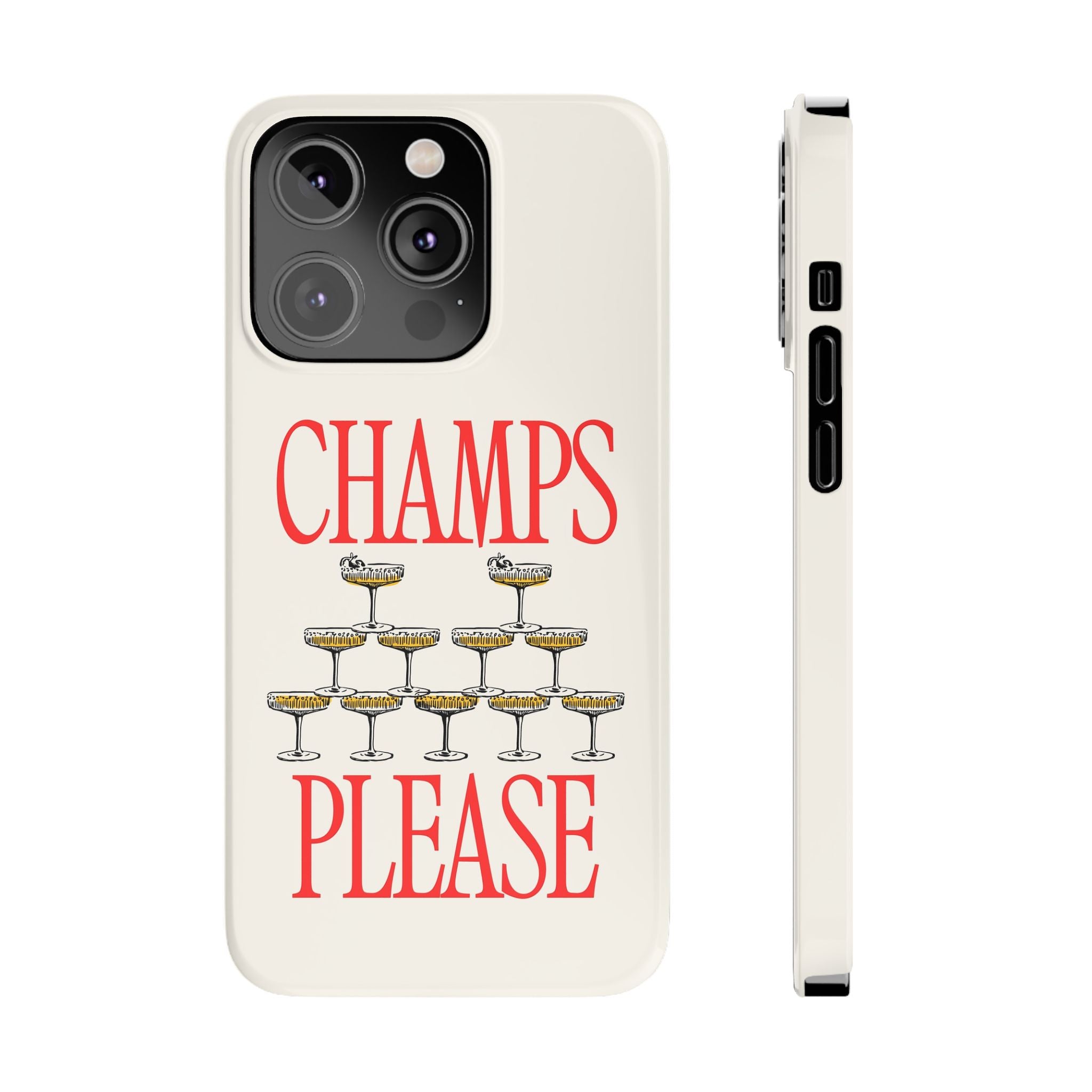 Champs Please iPhone Case