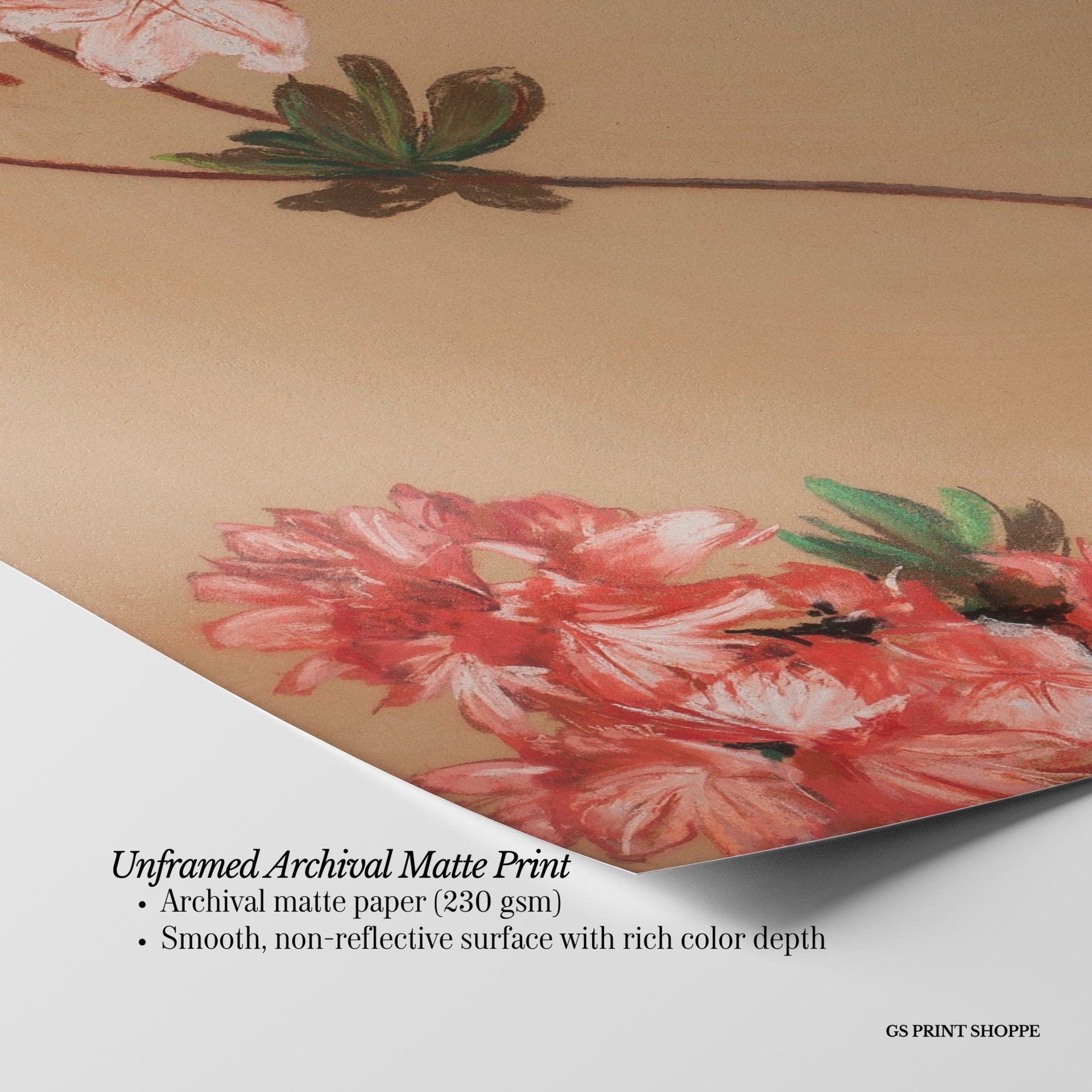 Pink Asaela Horizontal Art Print