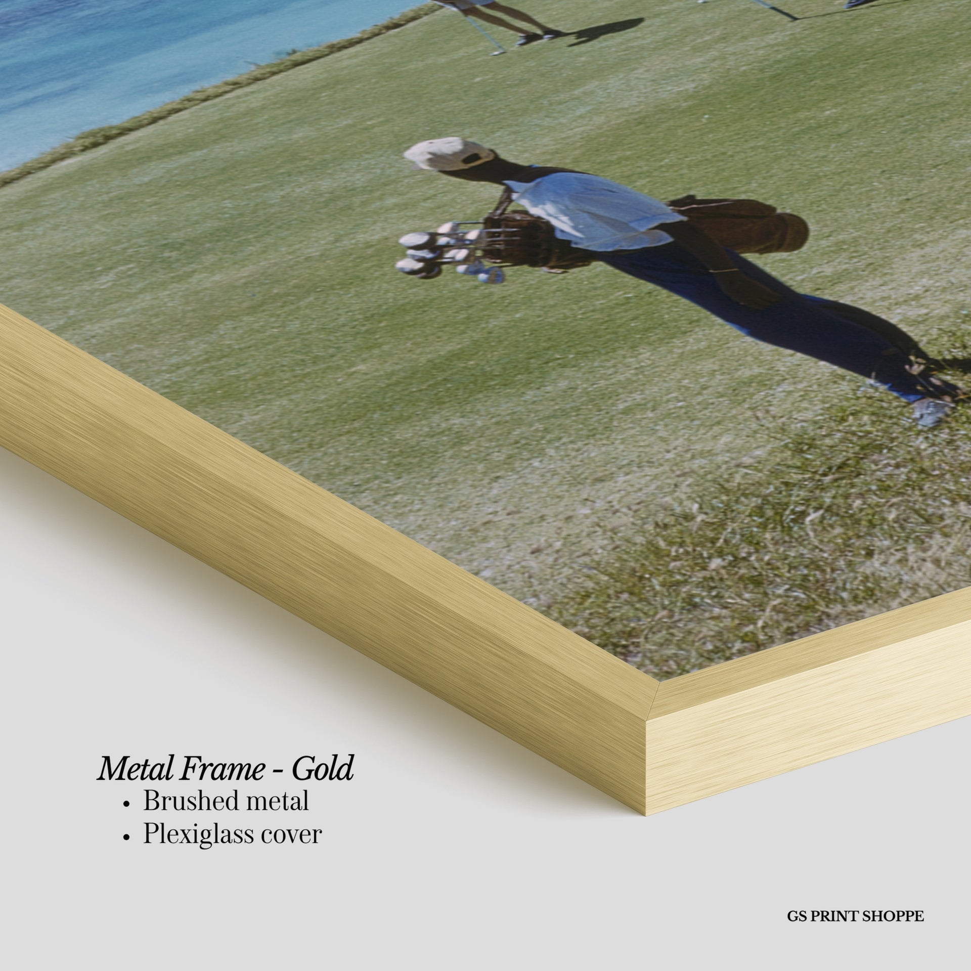 Seaside Golf Vertical Art Print