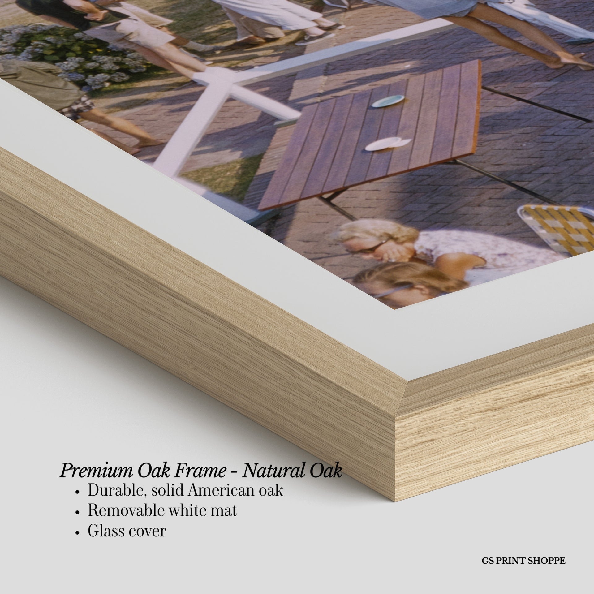 Club Patio Horizontal Art Print