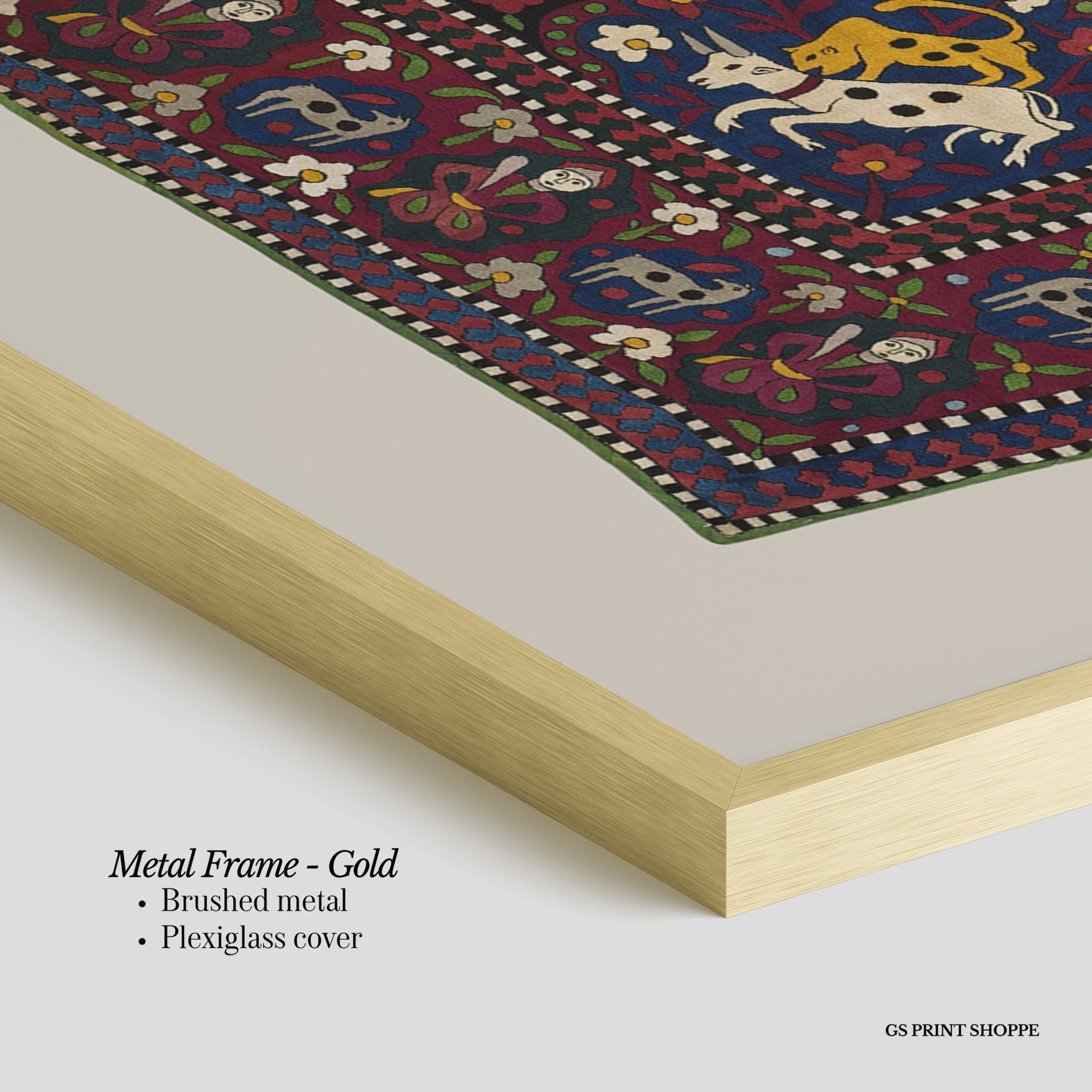 Maroon Rug Horizontal Art Print