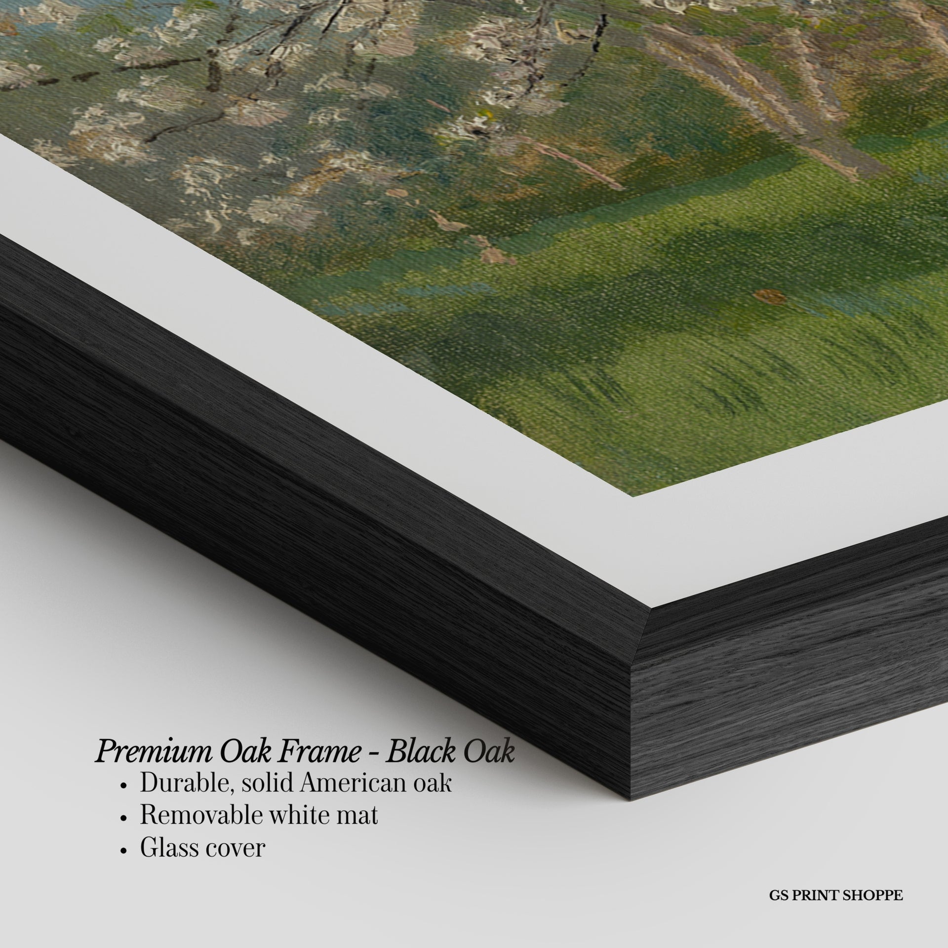 Study of Blooming Trees Horizontal Art Print