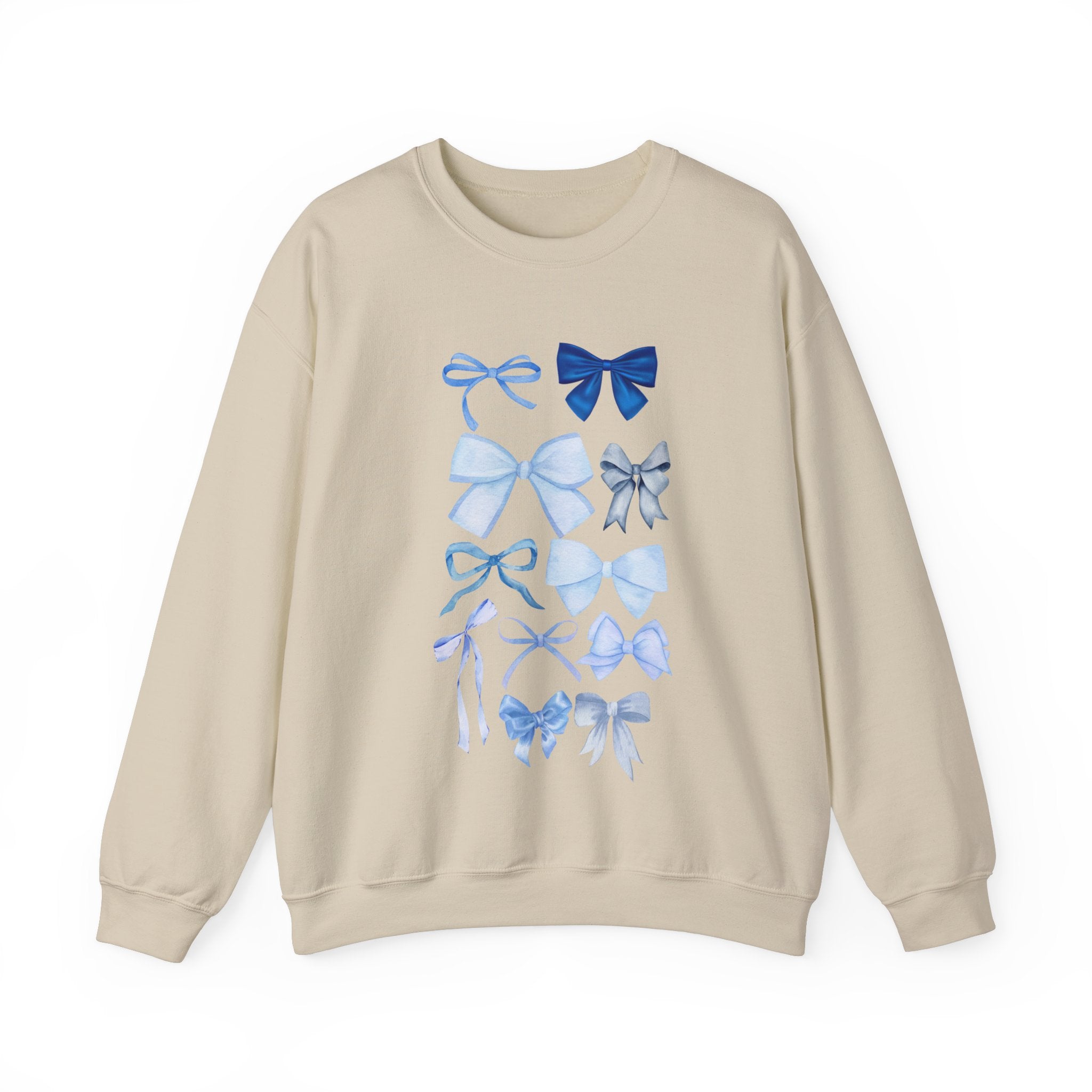 Blue Bows Coquette Crewneck Sweatshirt