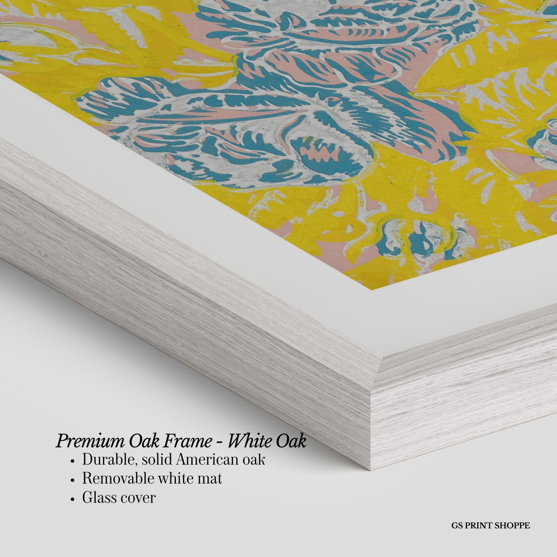 Yellow Papier Horizontal Art Print
