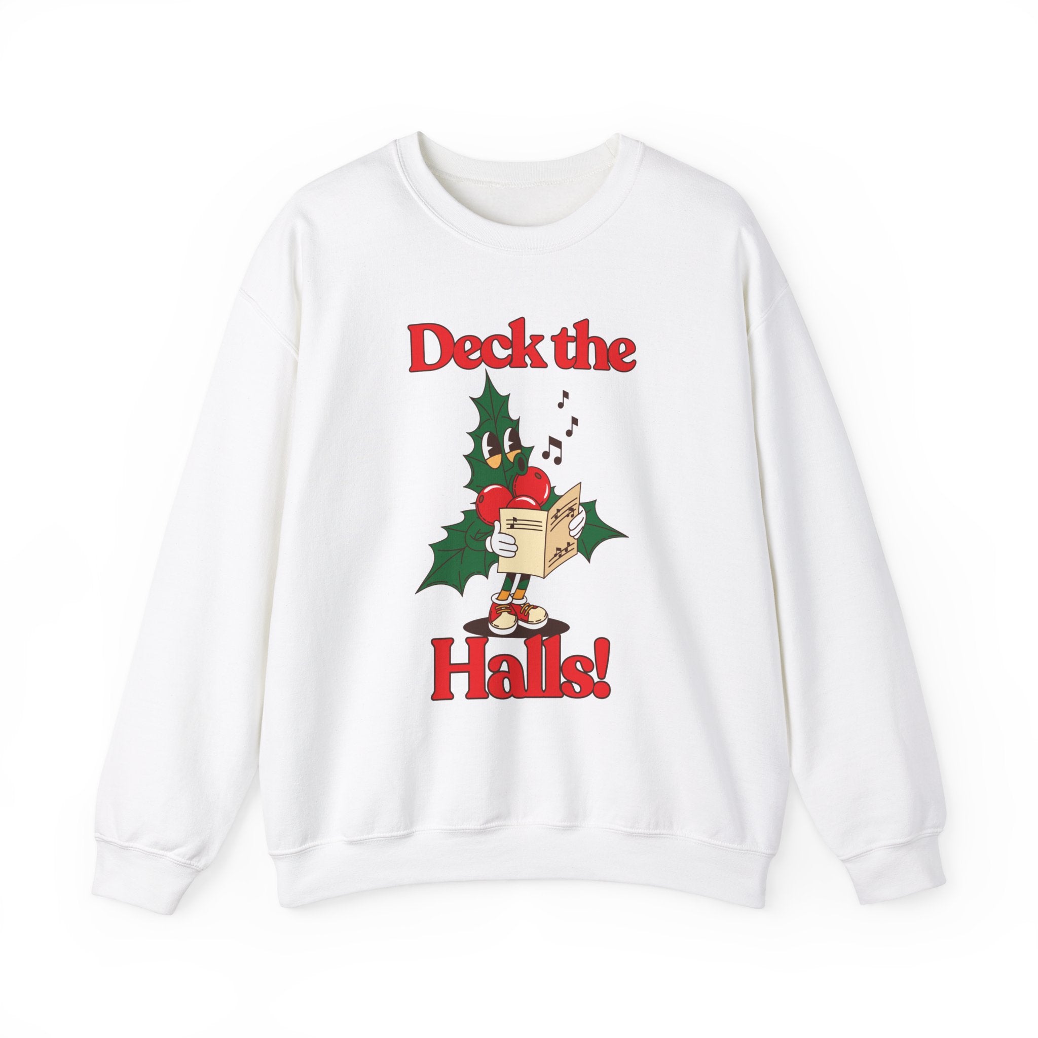 Deck the Halls Holiday Gildan Crewneck Sweatshirt