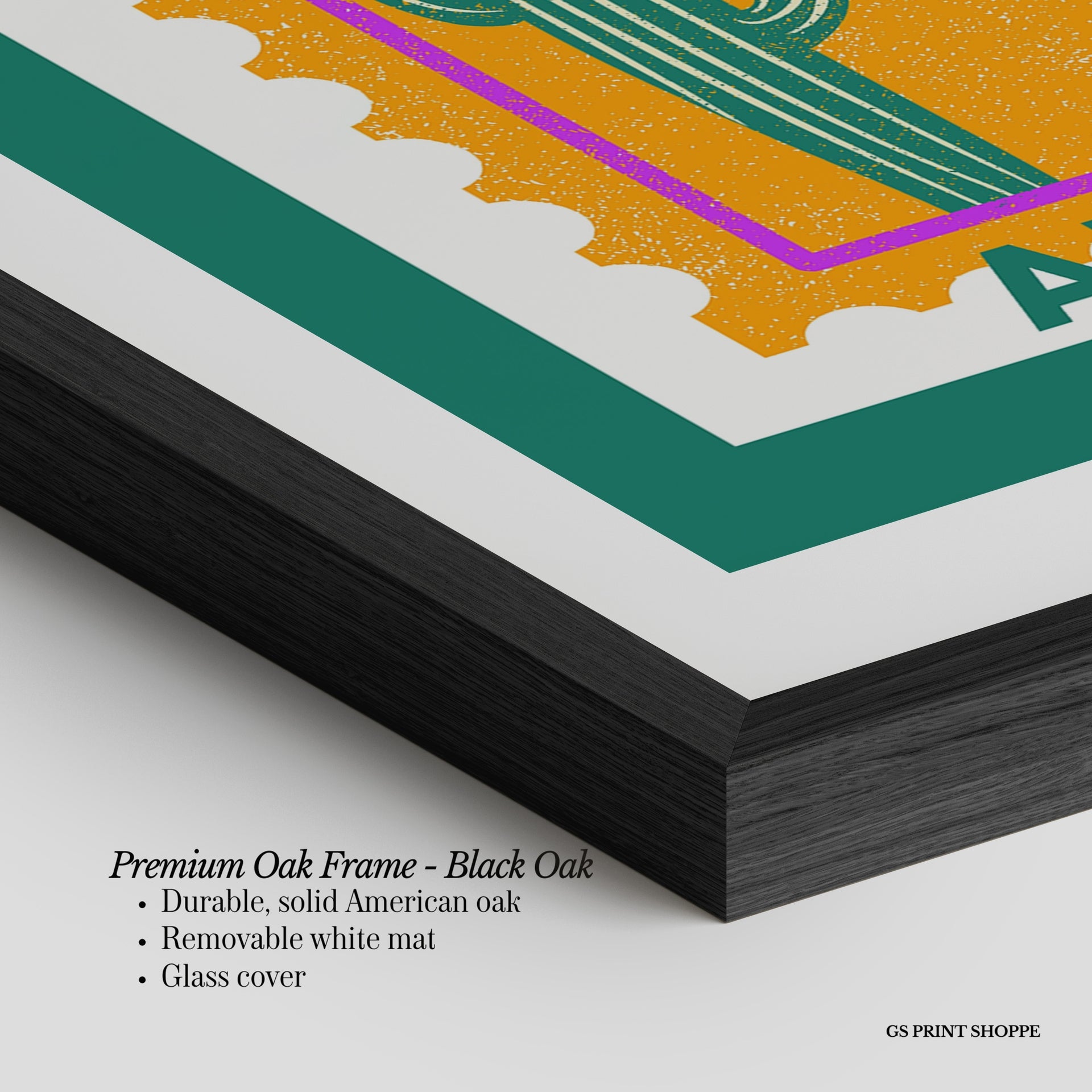 Phoenix Stamp Vertical Art Print