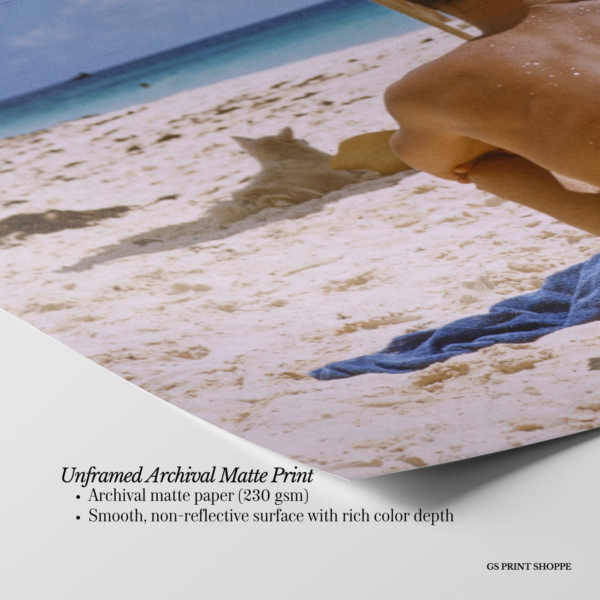 Family Beach Horizontal Physical Art Print