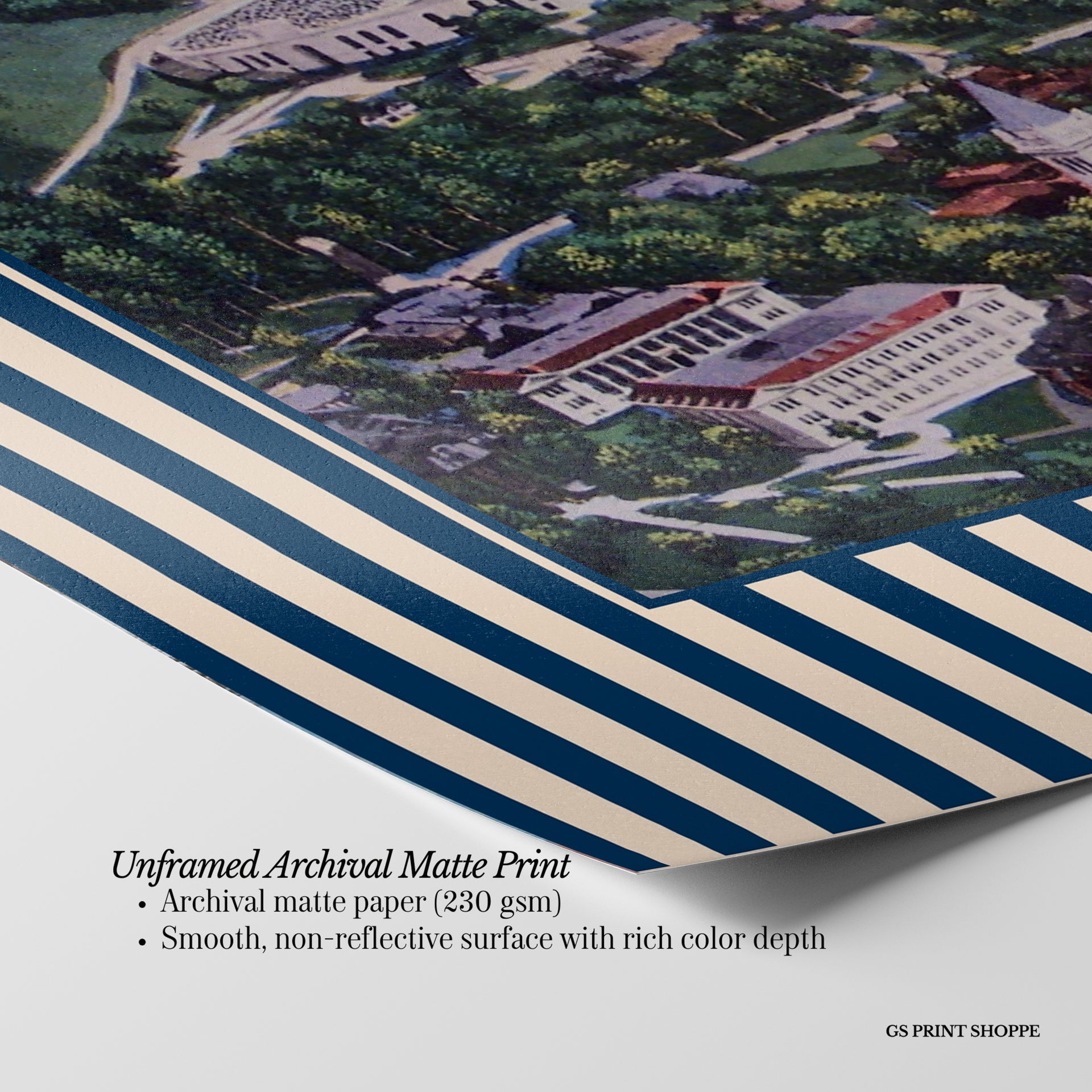 University of California Berkeley Horizontal Art Print