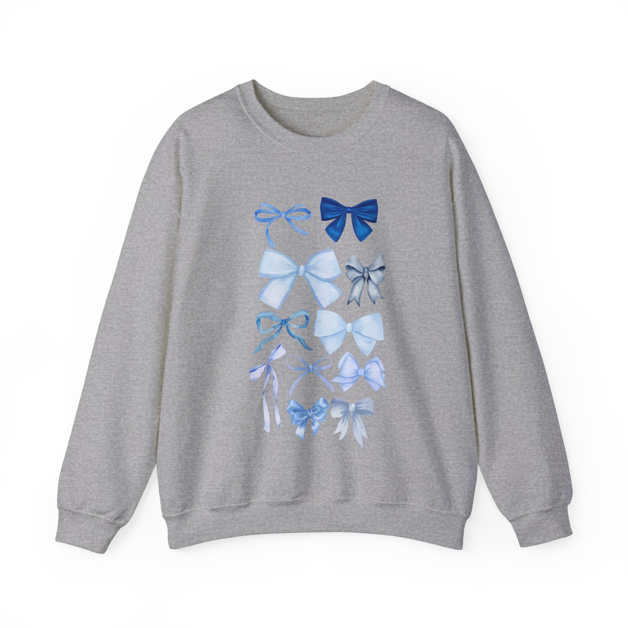 Blue Bows Coquette Crewneck Sweatshirt