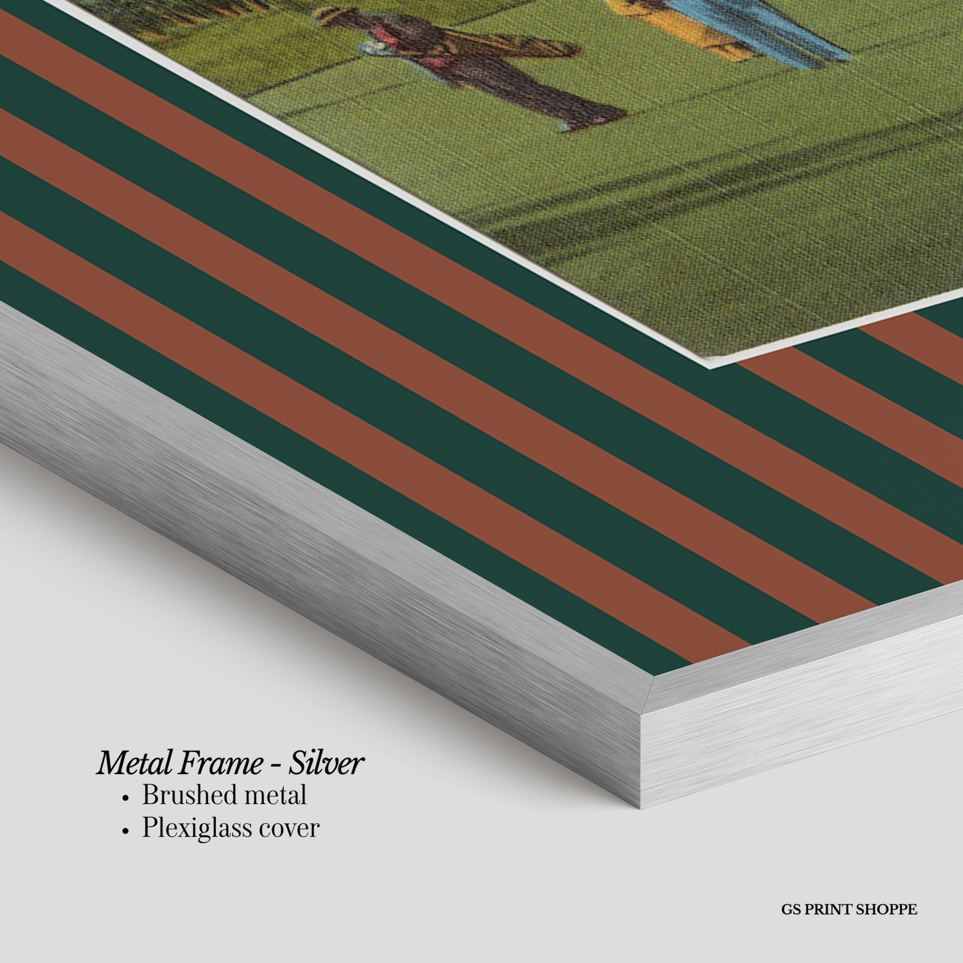 Pine Needles Golf Course Horizontal Art Print