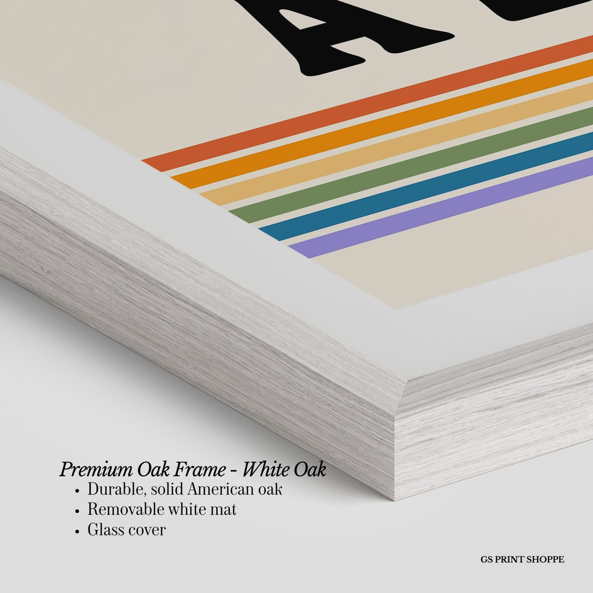 Take a Break Rainbow Horizontal Art Print