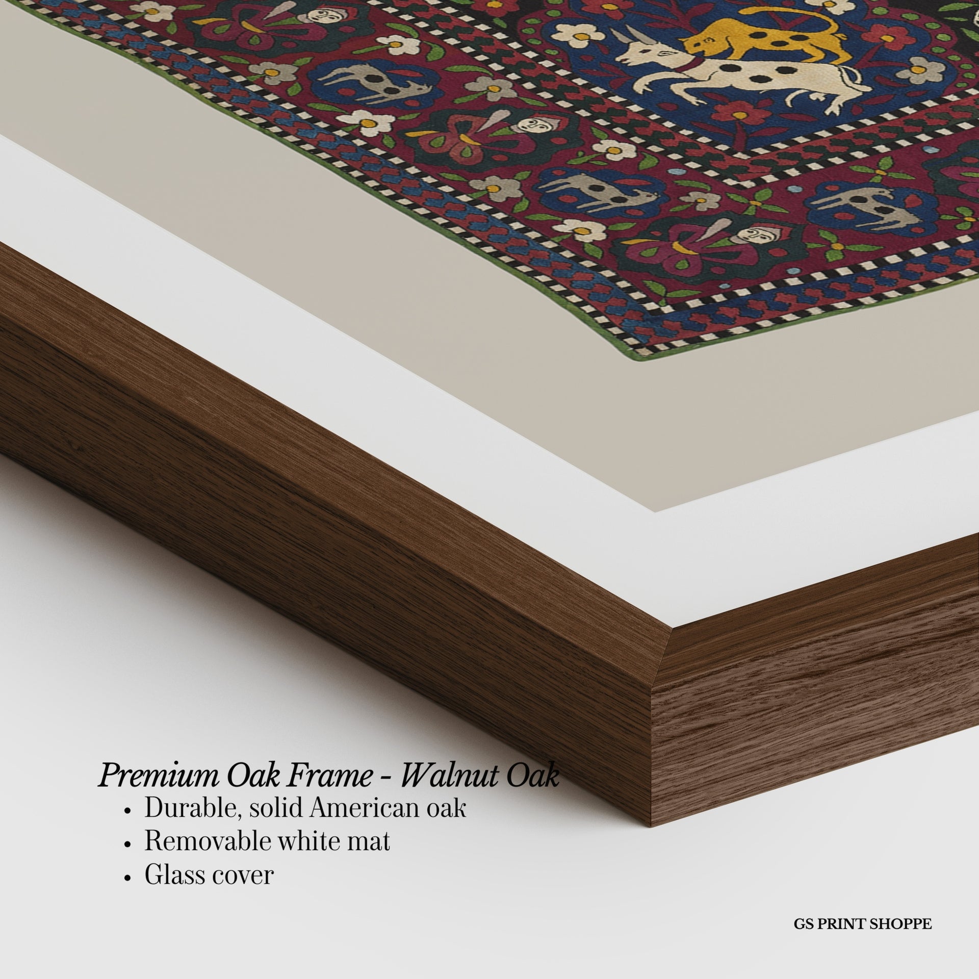 Maroon Rug Horizontal Art Print