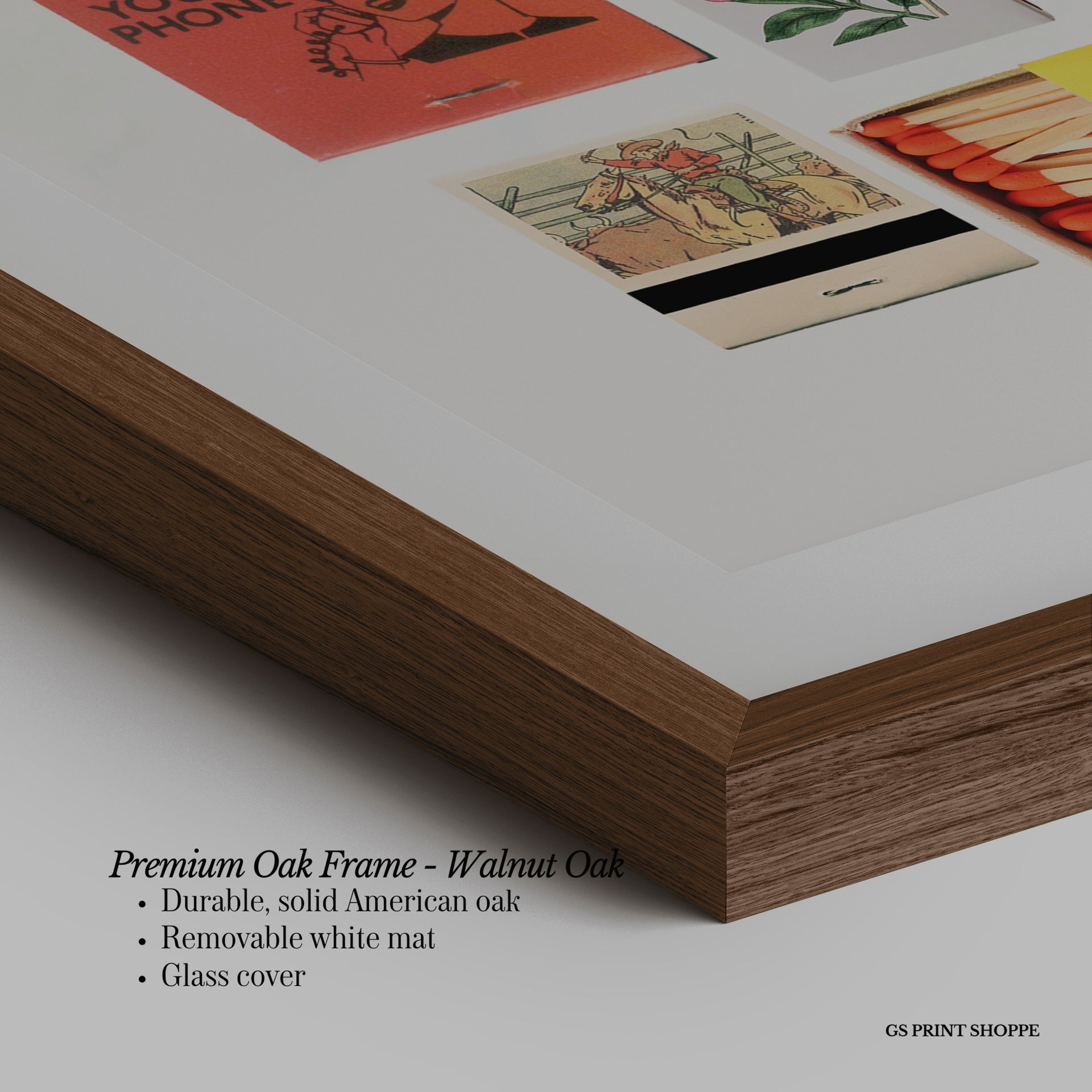 Matchbook Vintage Vibes Horizontal Art Print