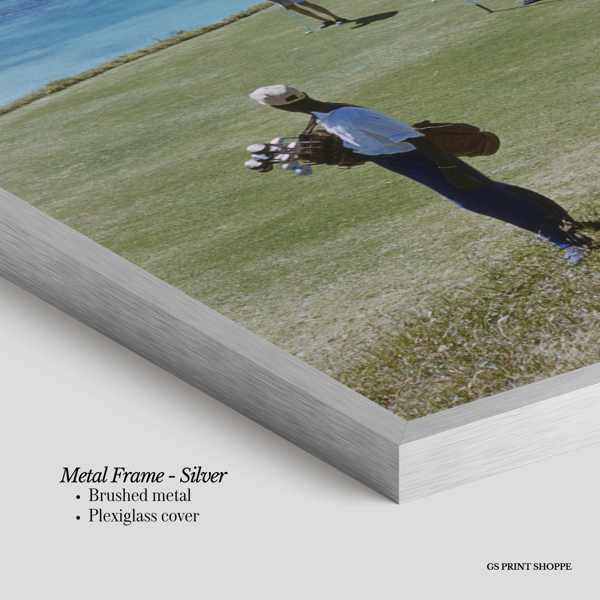 Seaside Golf Vertical Art Print
