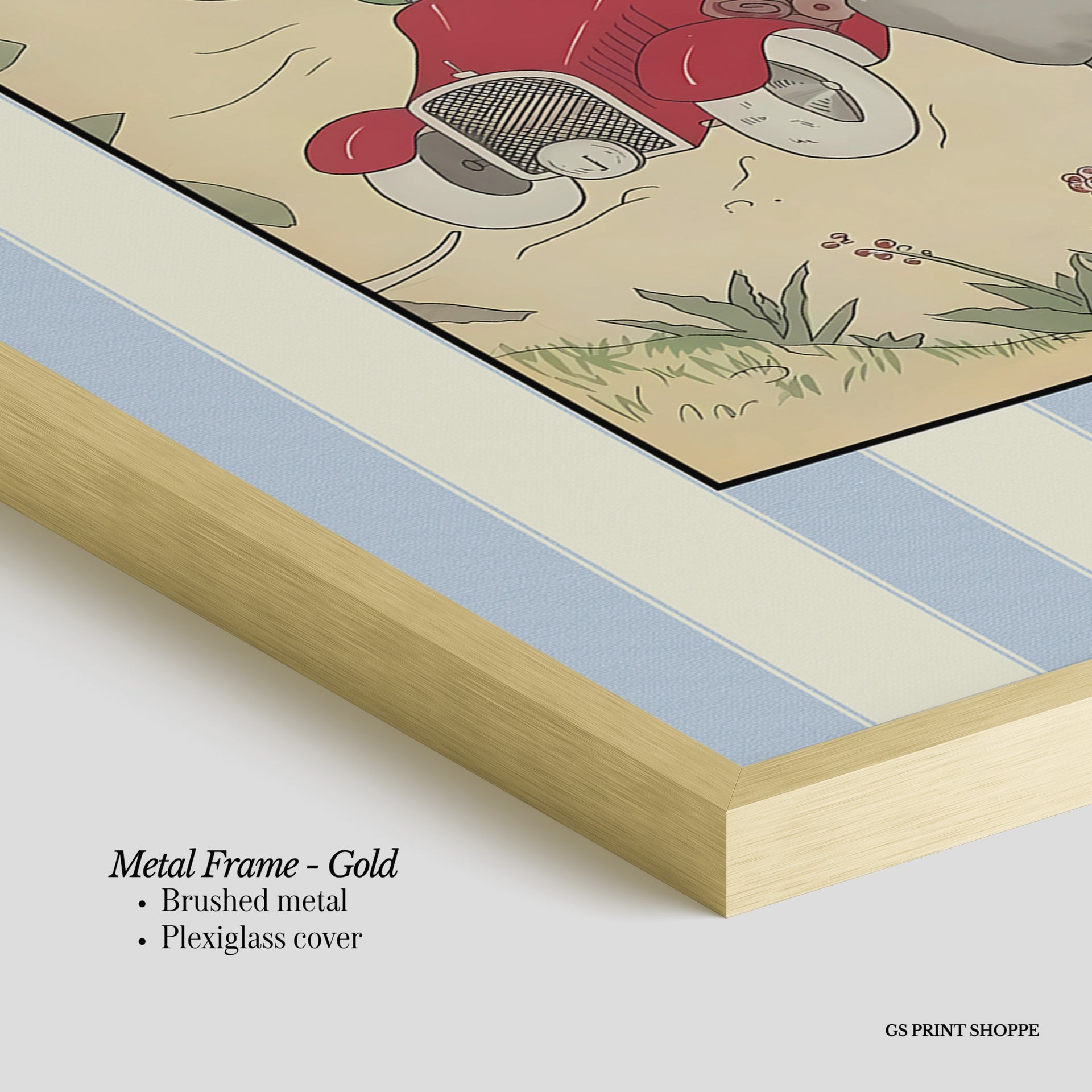 Babar On A Trip Vertical Art Print