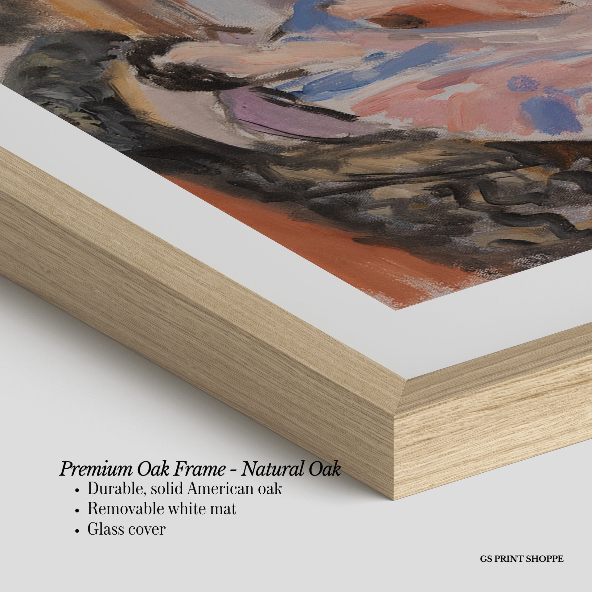 Interior With Two Figures Vertical Art Print