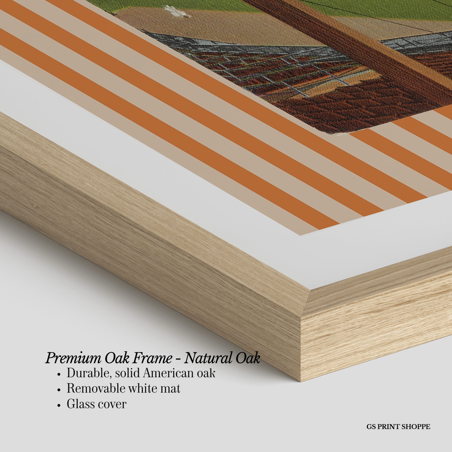 Tiger Stadium Horizontal Art Print