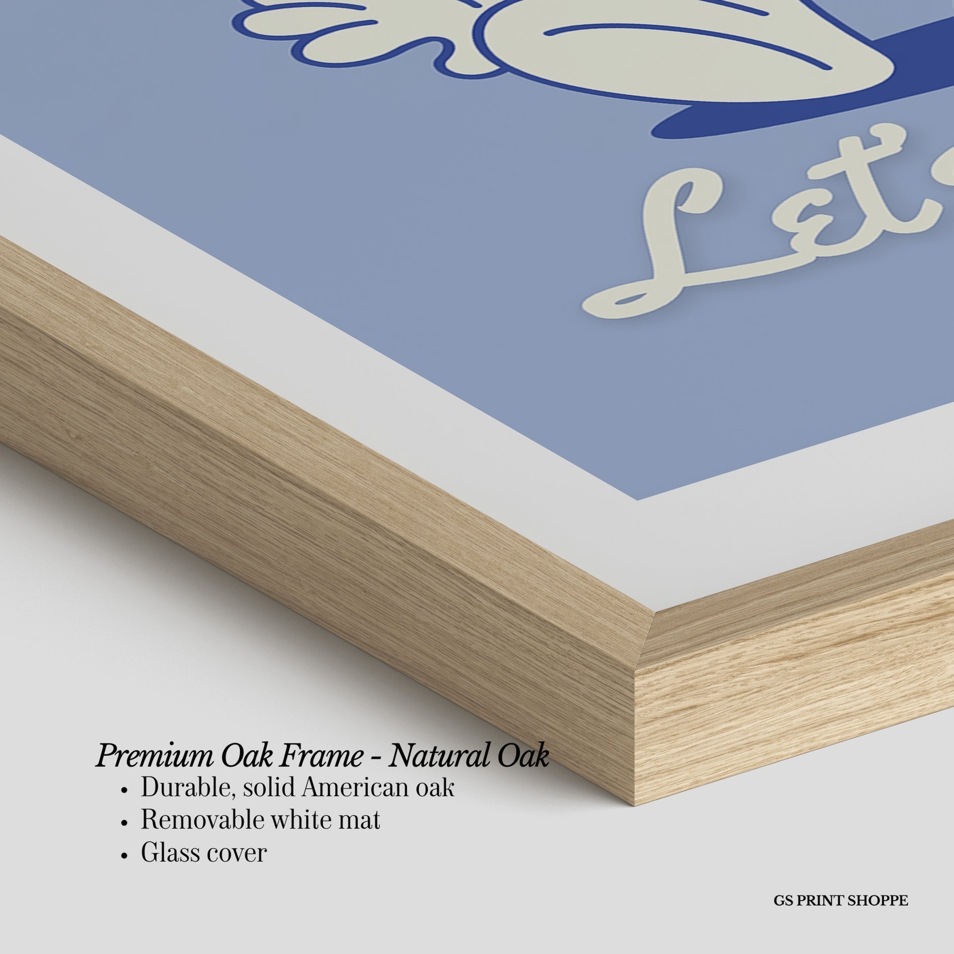 Learning Is Fun Vertical Art Print - Blue