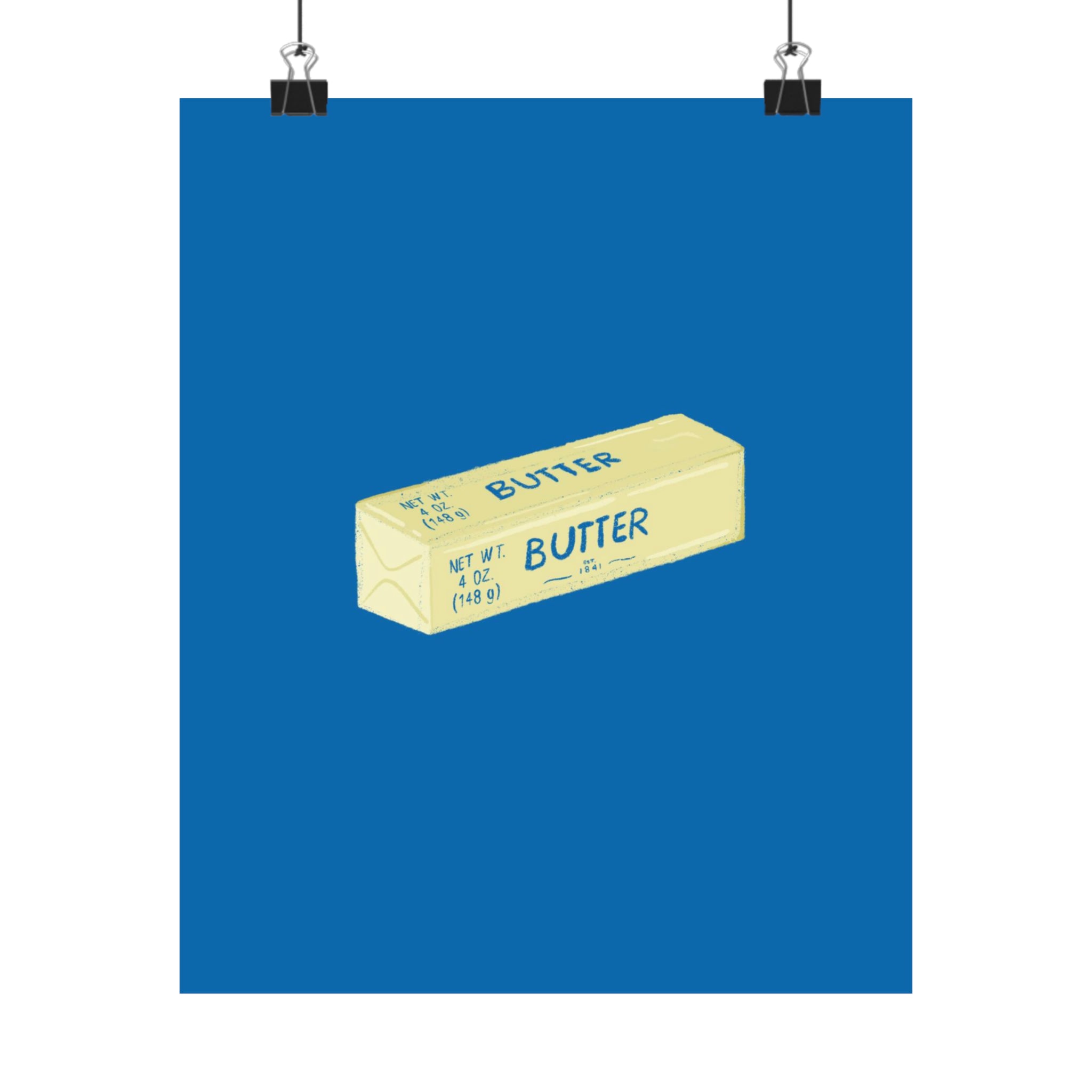 Blue Butter Physical Poster