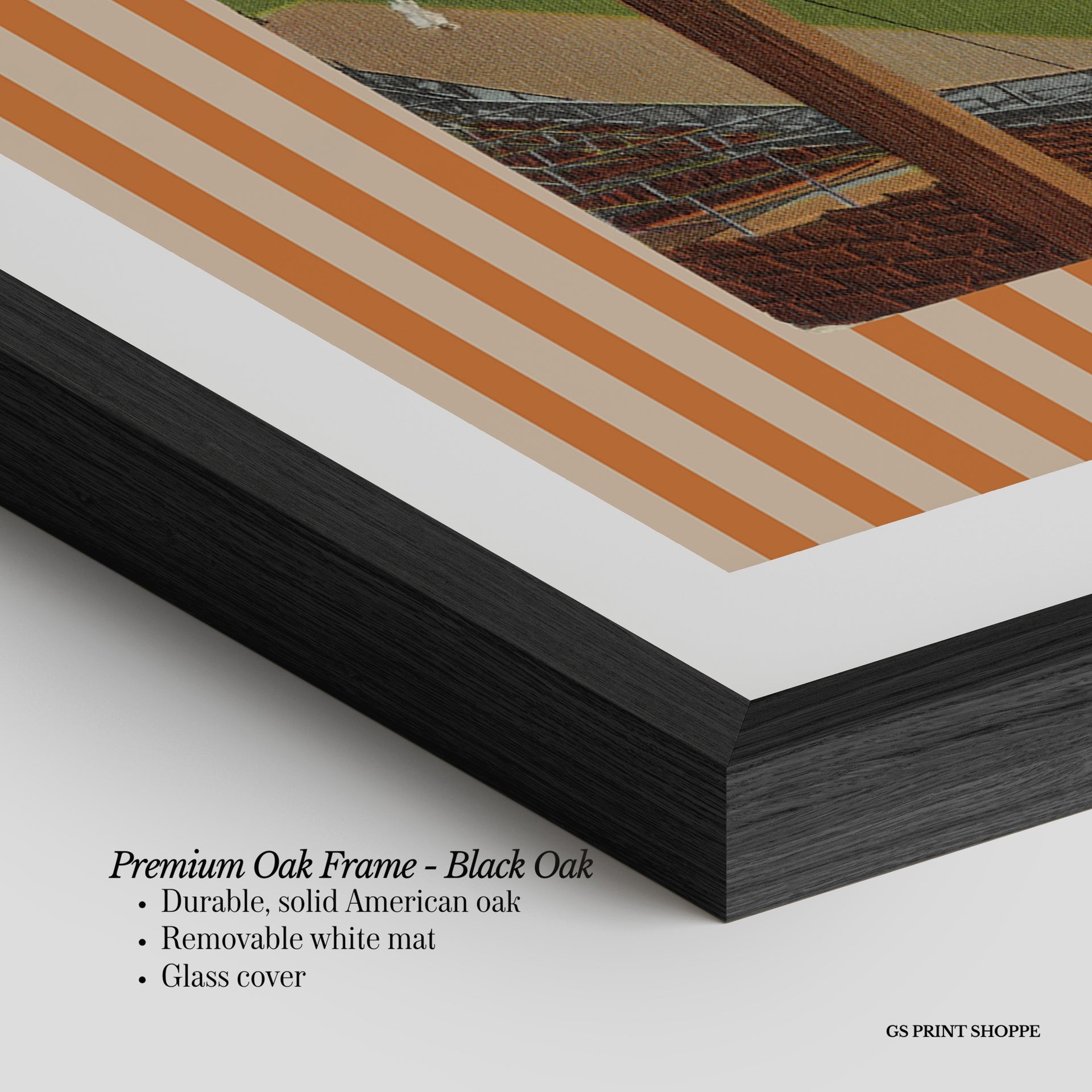 Tiger Stadium Horizontal Art Print