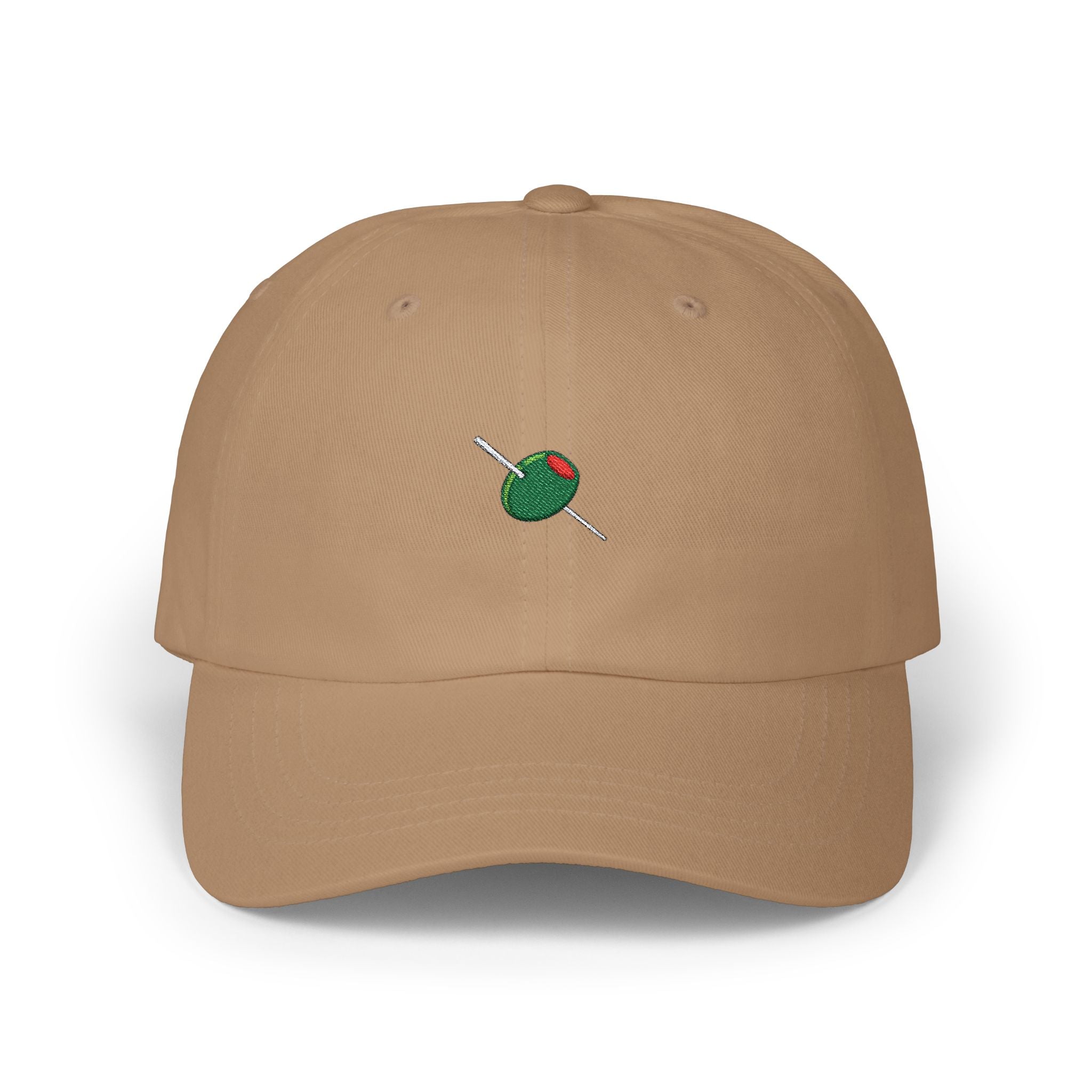 Martini Olive Embroidered Classic Dad Cap