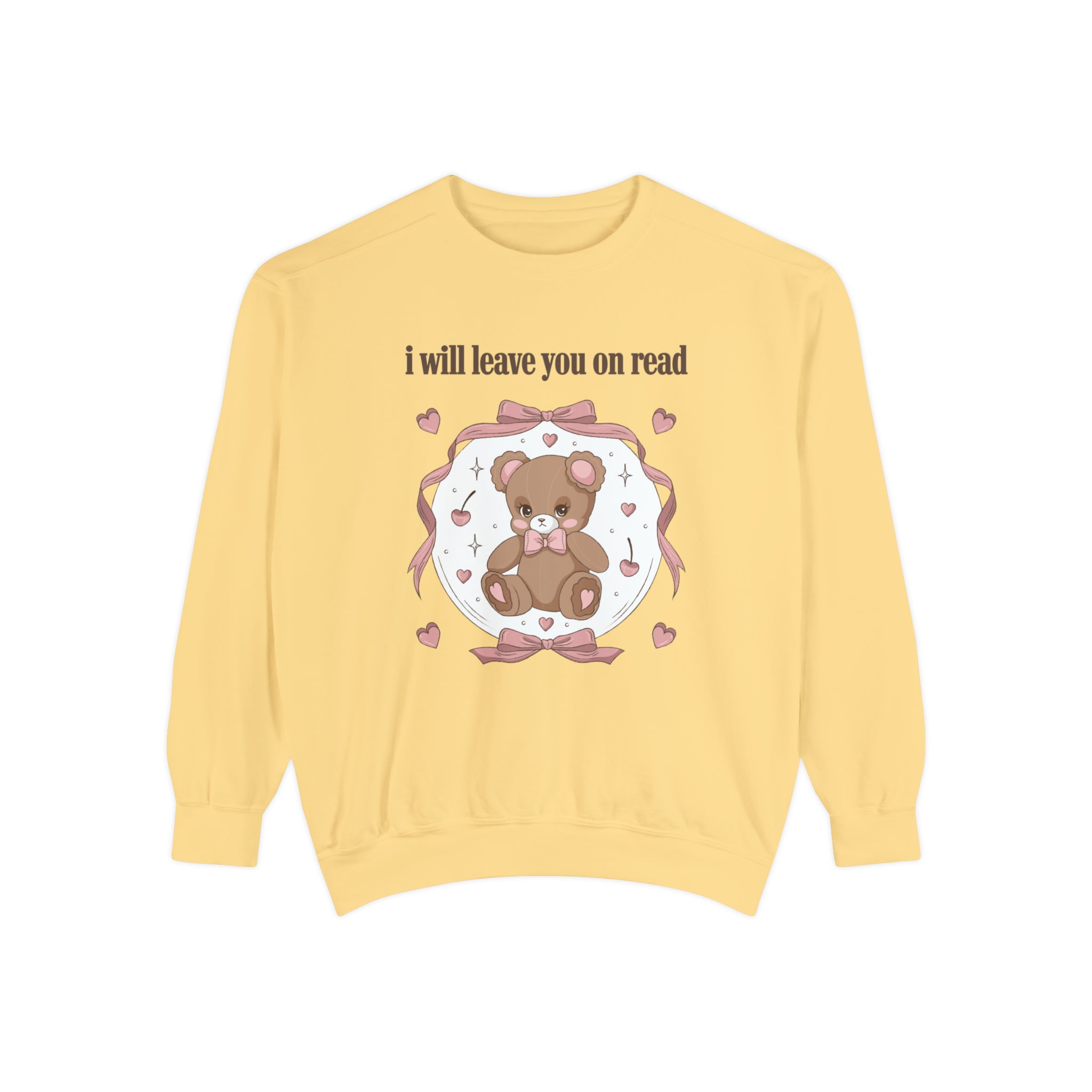 Leave You On Read Valentine Comfort Colors Crewneck