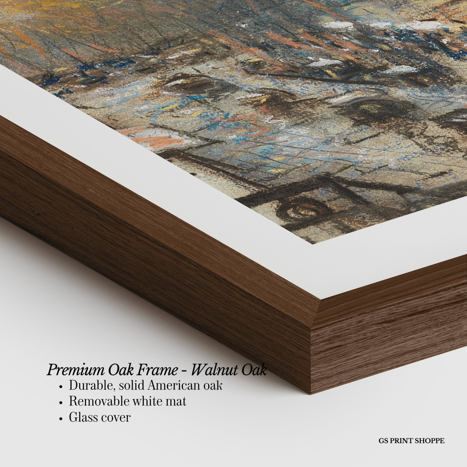 Paris in the Fall Horizontal Art Print