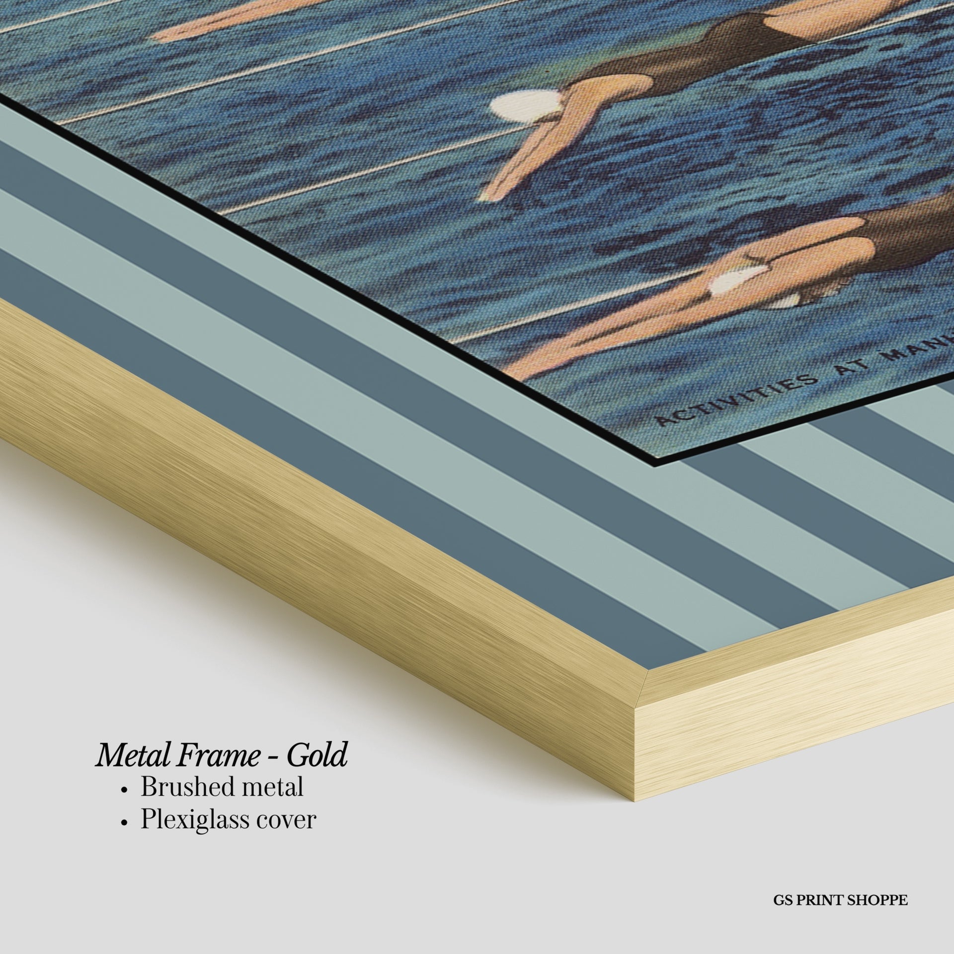Swimmers Vertical Art Print