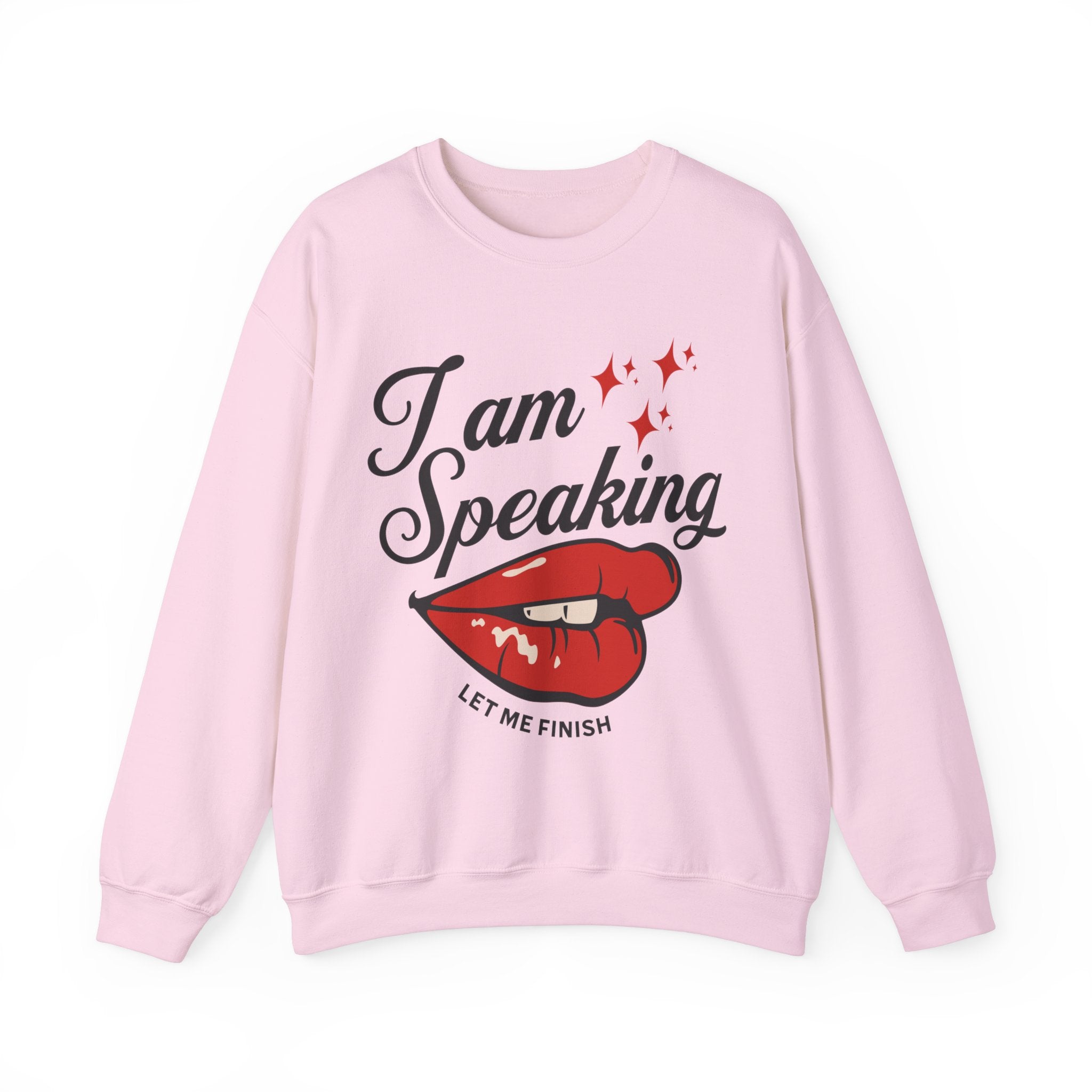 I am Speaking Feminist Crewneck Sweatshirt