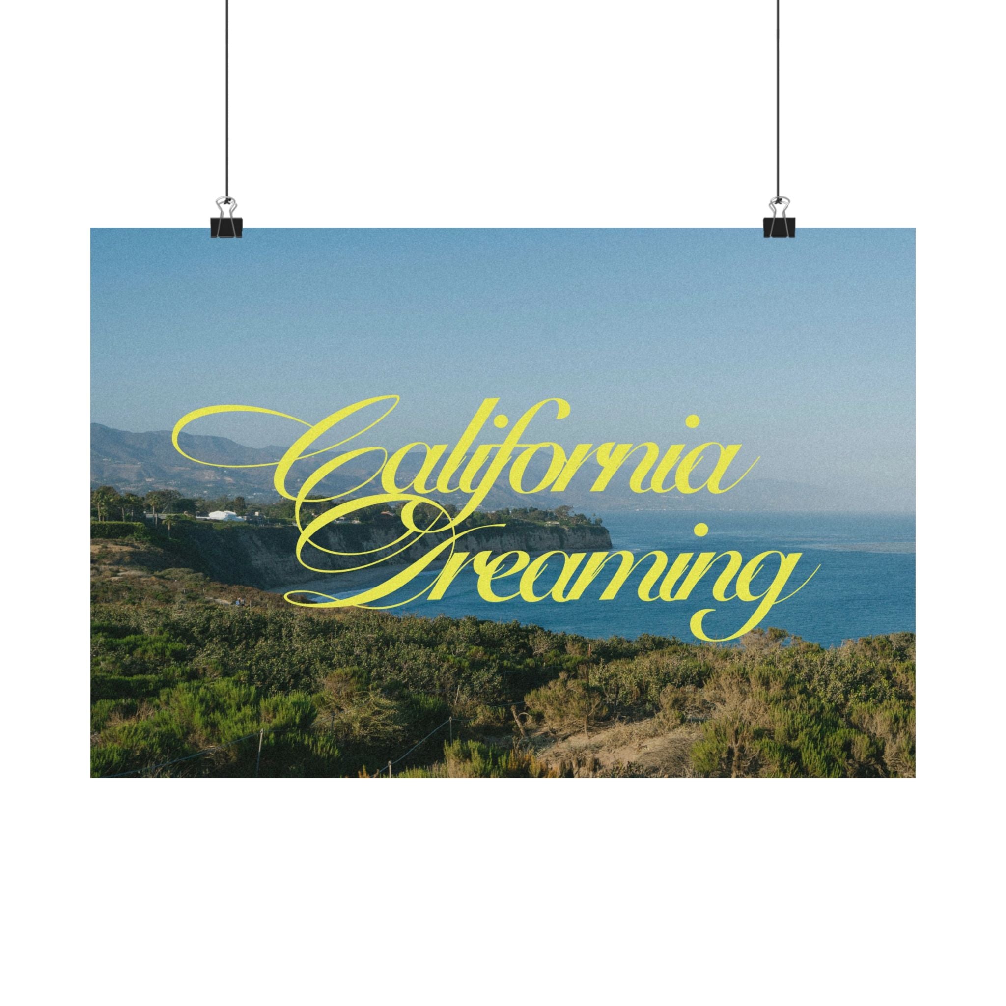 California Dreaming Horizontal Poster