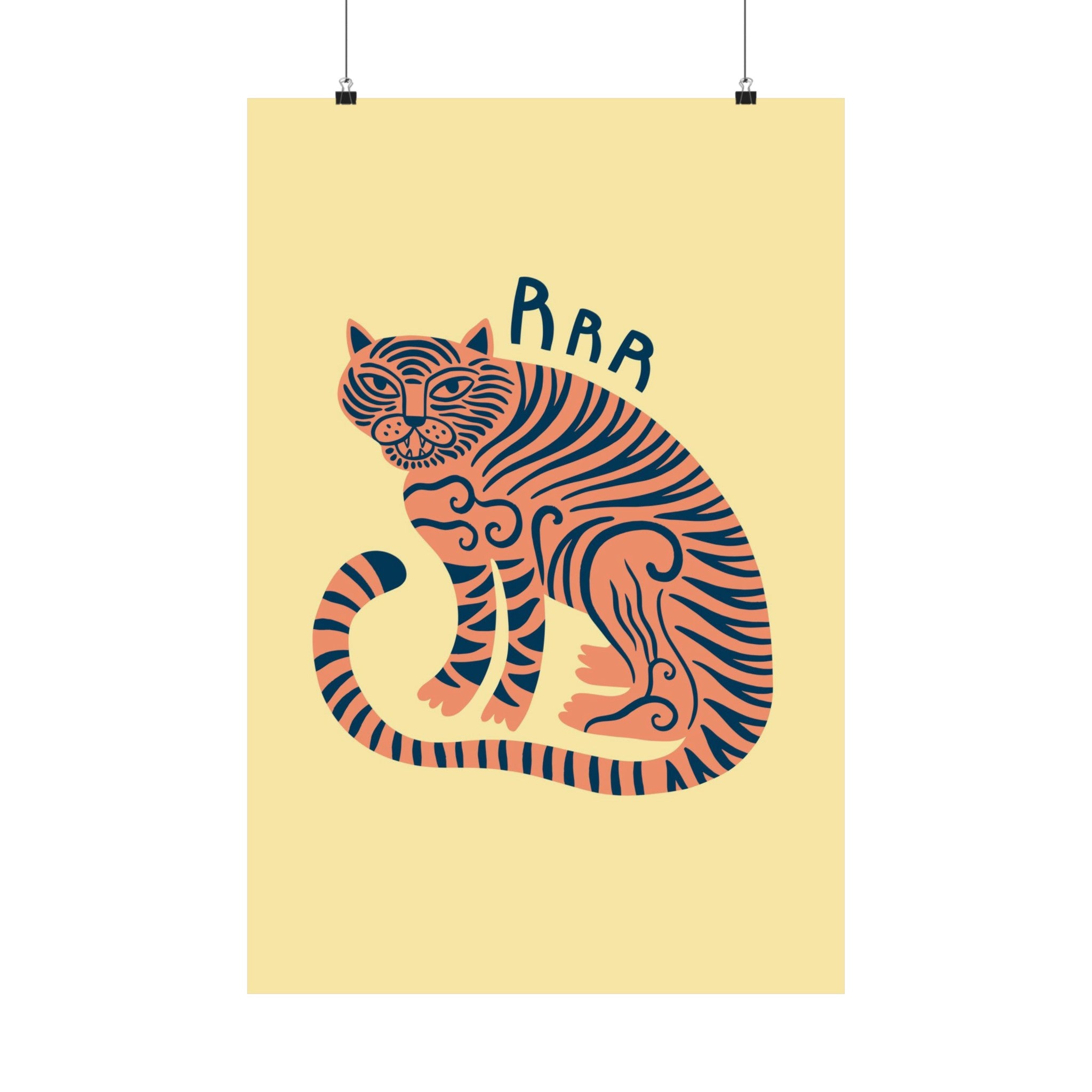 Tiger RRR Physical Poster