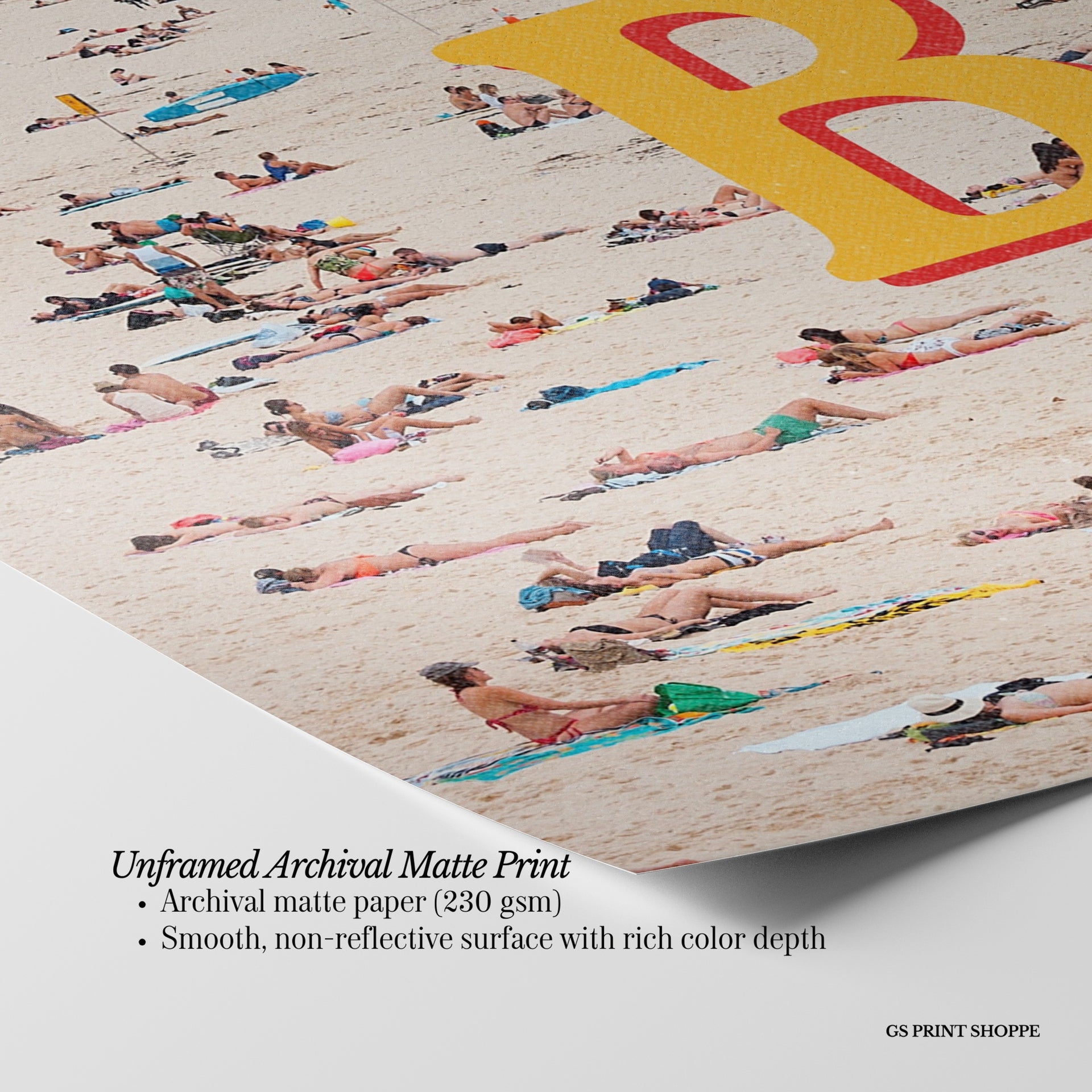 Meet You At Bondi Horizontal Art Print