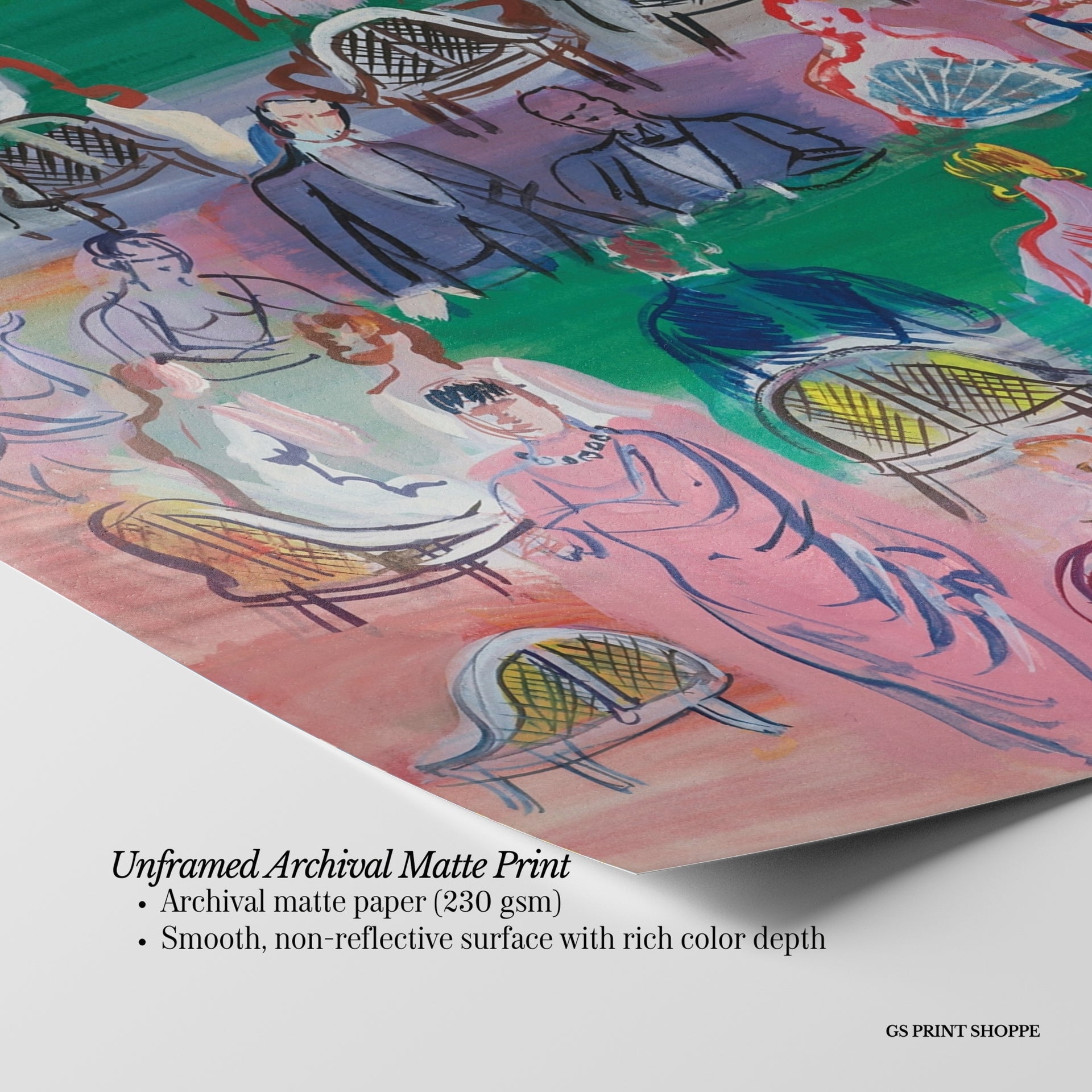 Baccarat Raoul Dufy Horizontal Art Print
