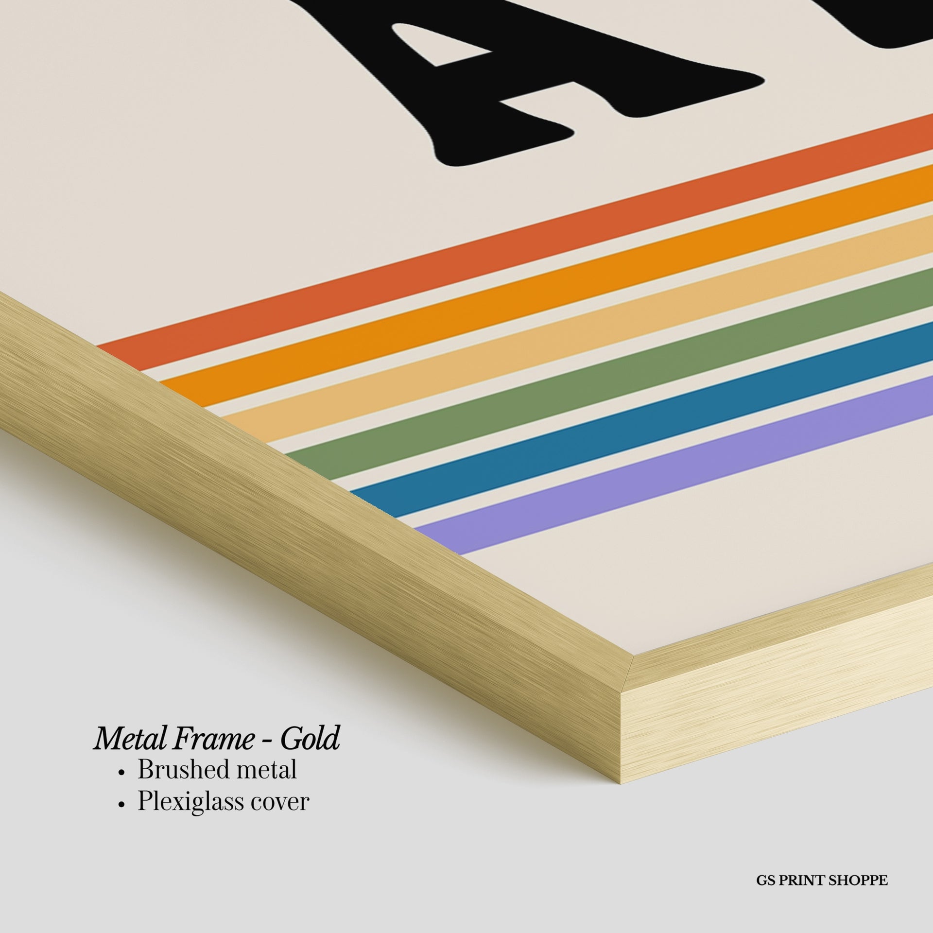 Take a Break Rainbow Horizontal Art Print