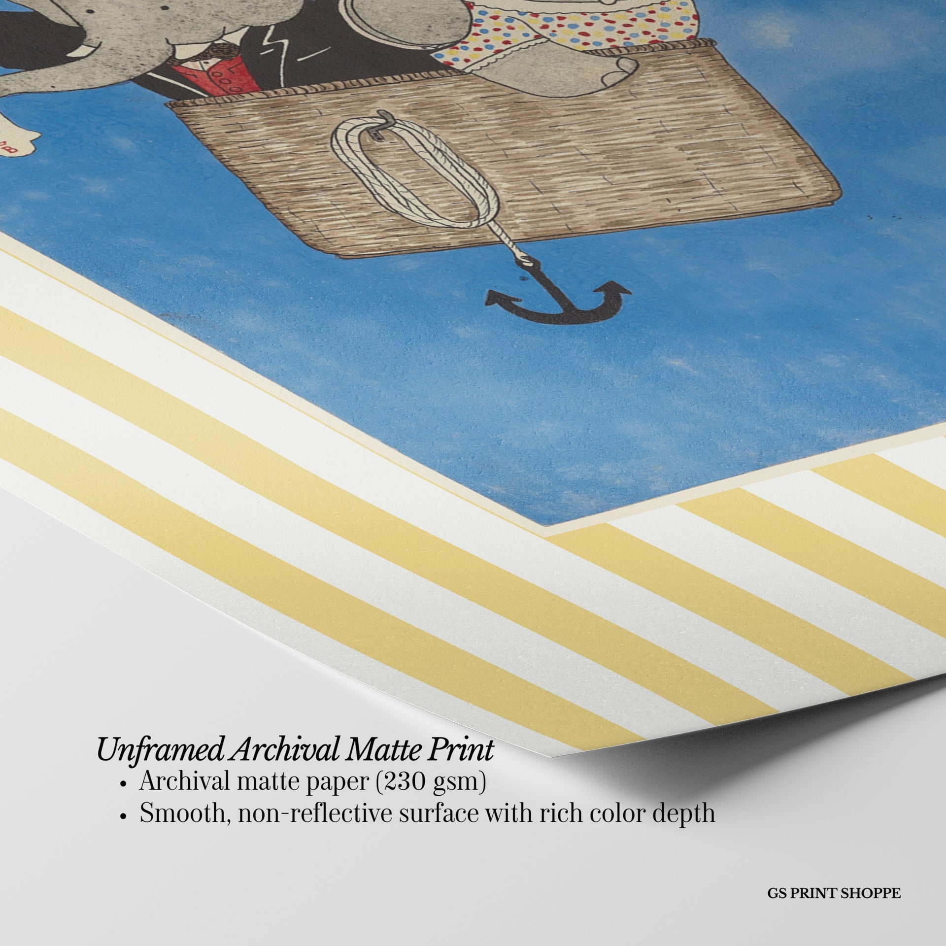 Babar Cover Vertical Art Print