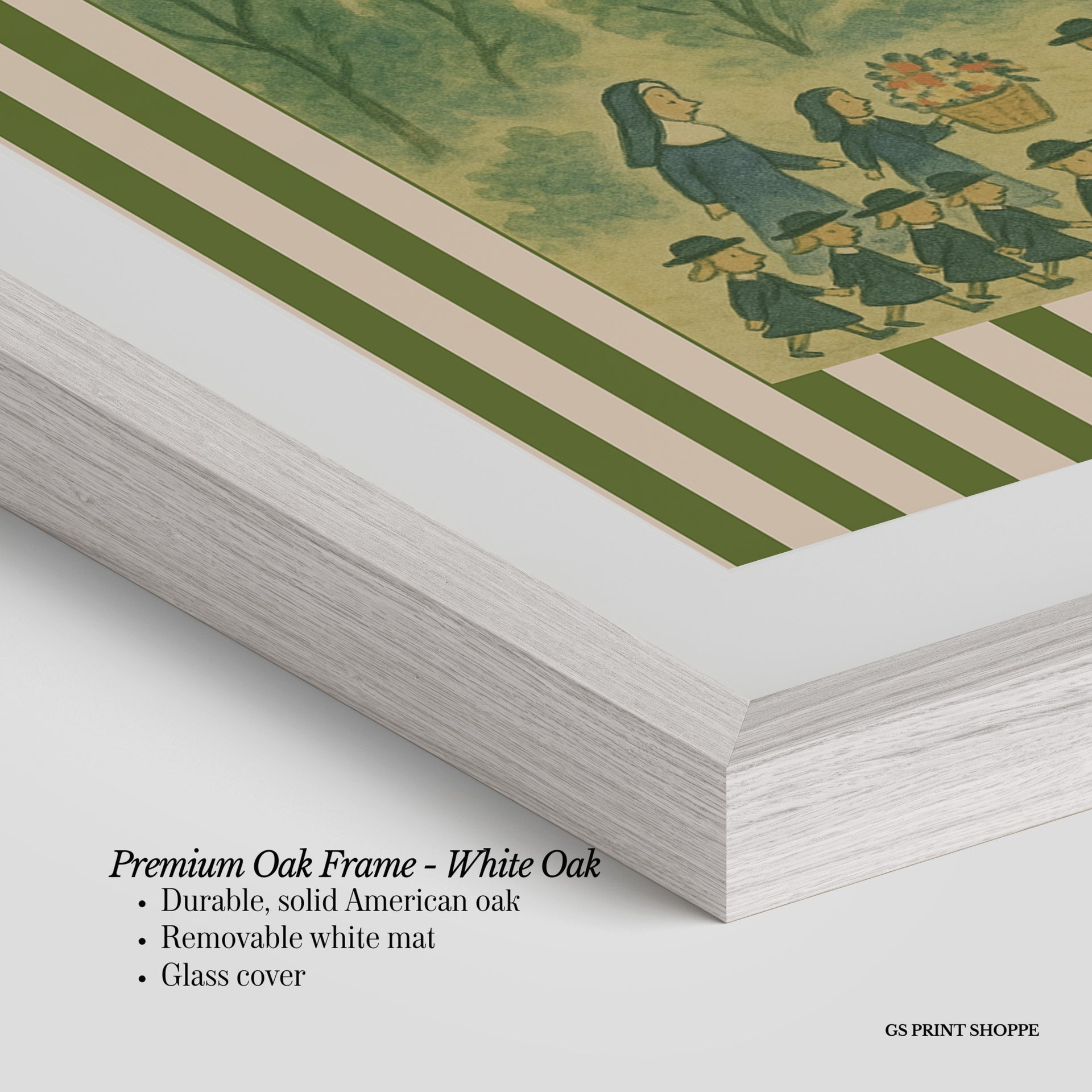 San Francisco Illustration Horizontal Art Print