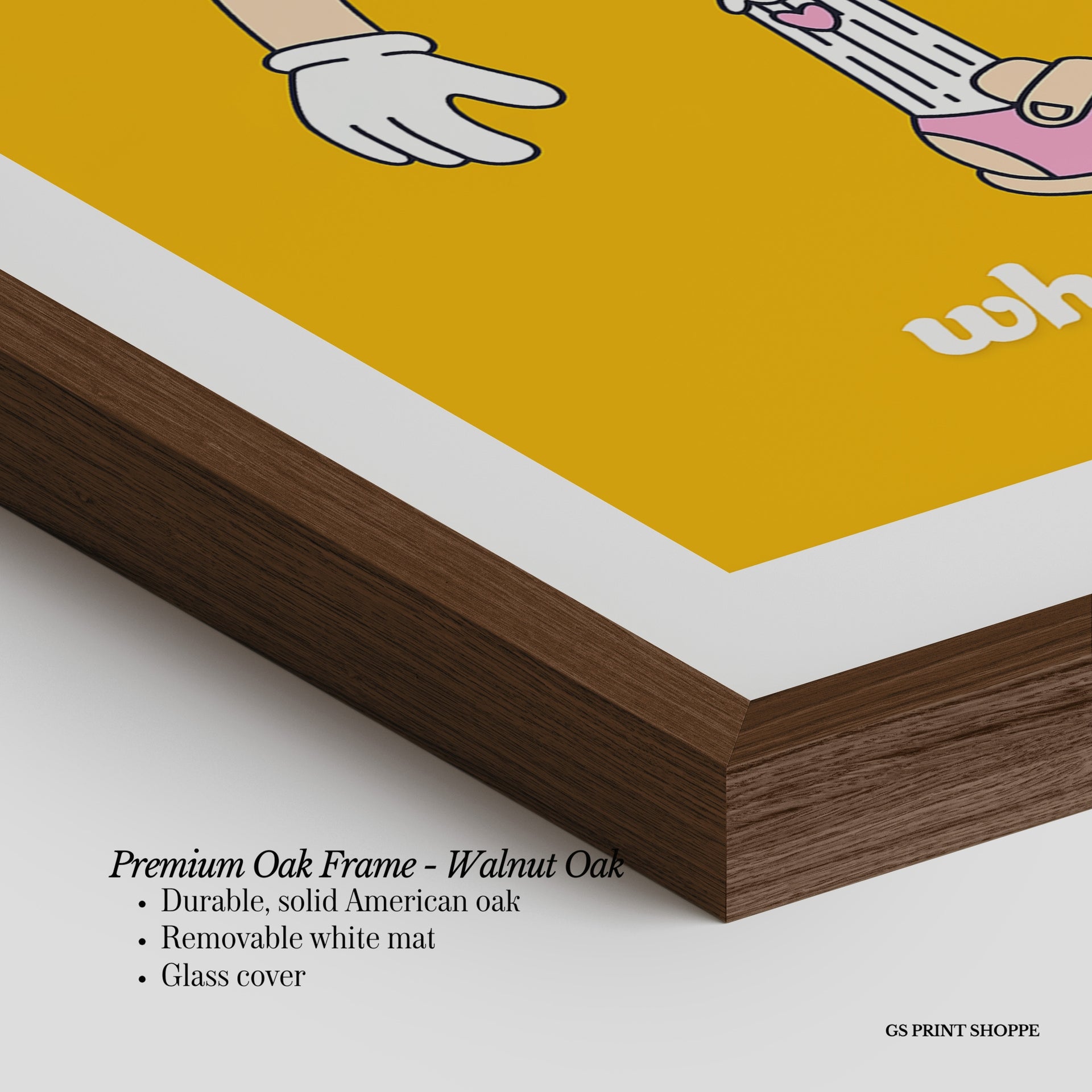 Kindness Matters Vertical Art Print - Yellow