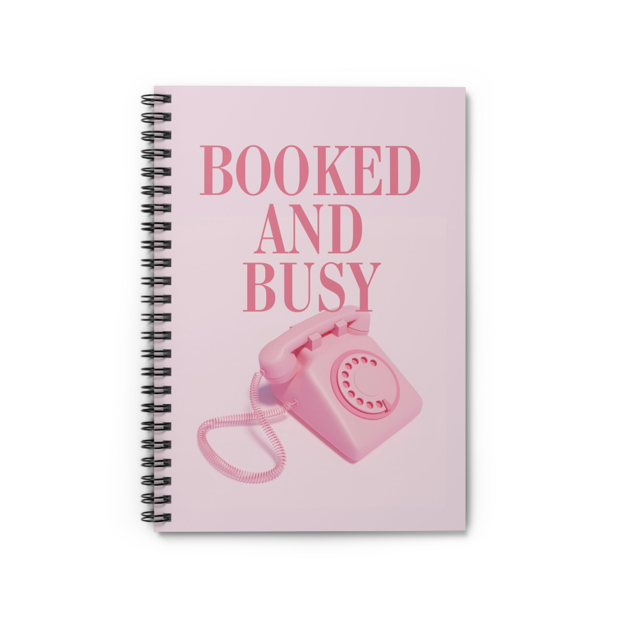 Booked and Busy Spiral Notebook