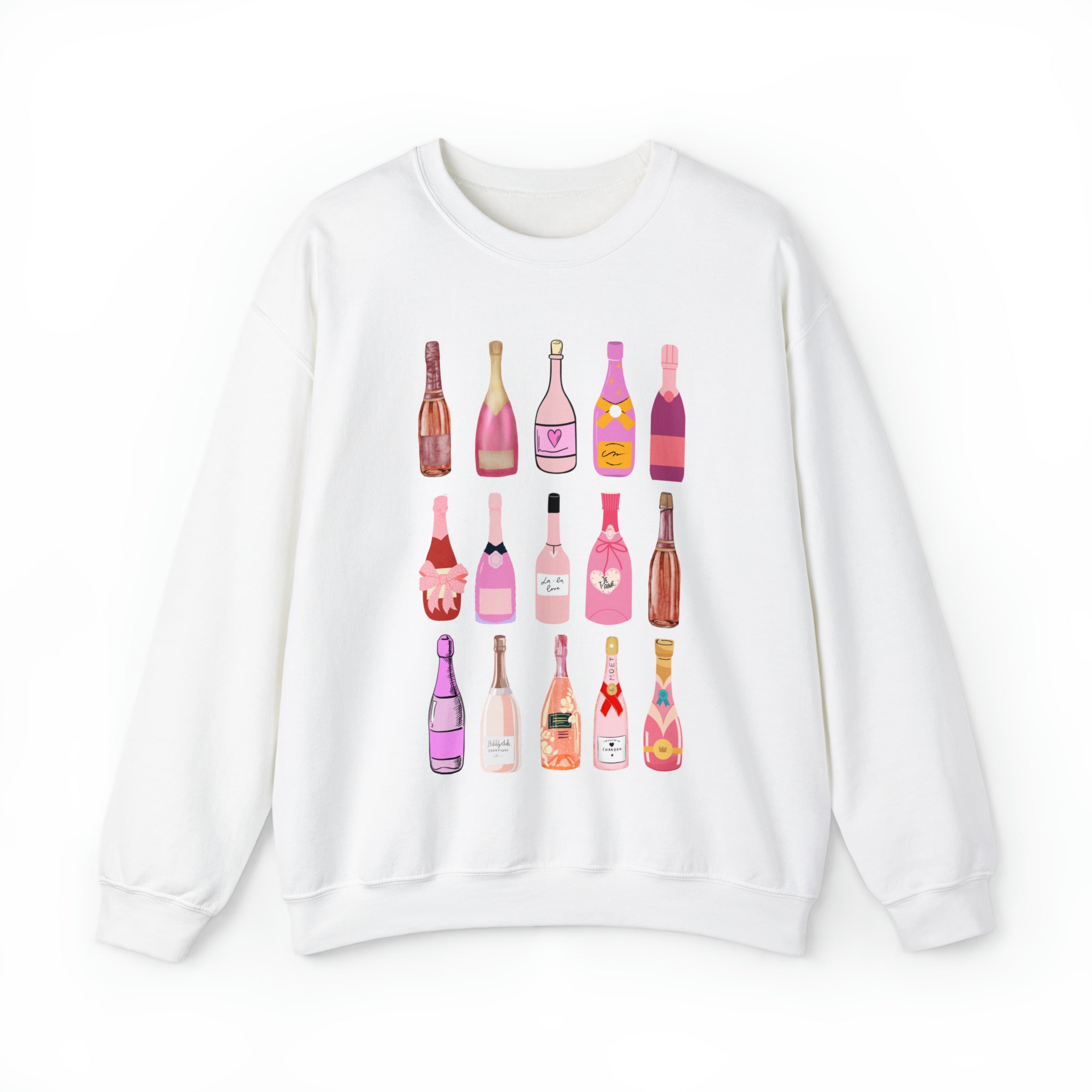 Pink Champagne Crewneck Sweatshirt