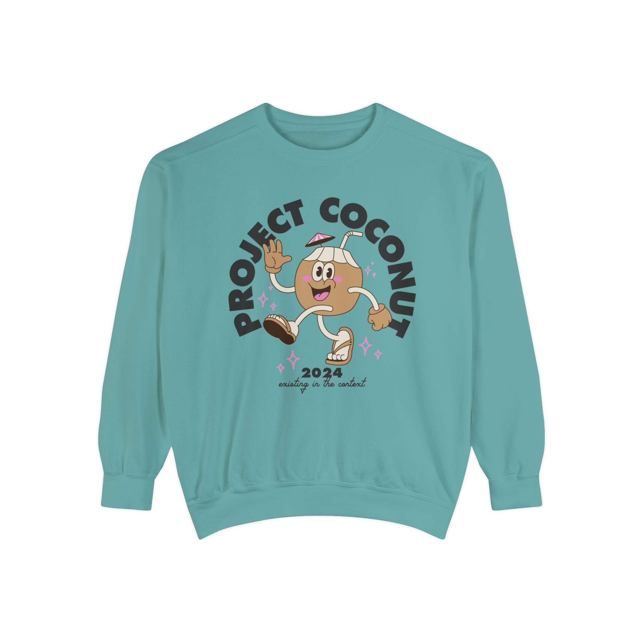 Project Coconut Kamala 2024 Comfort Colors Crewneck Sweatshirt