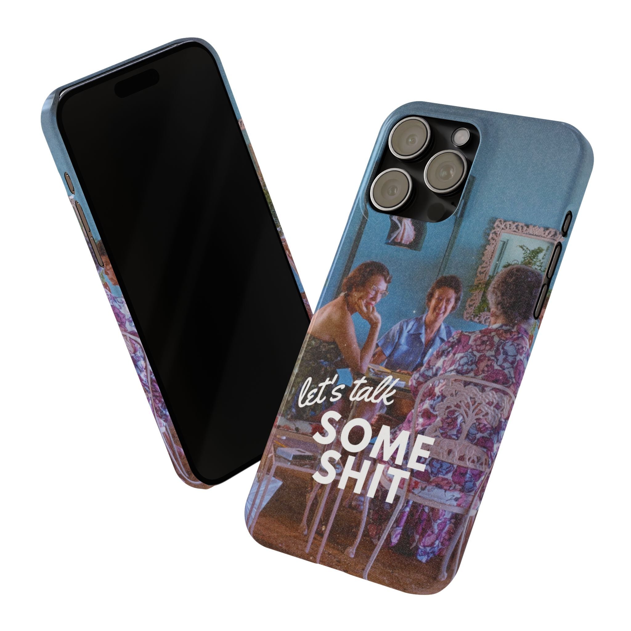 Let's Talk Some Shit iphone Case